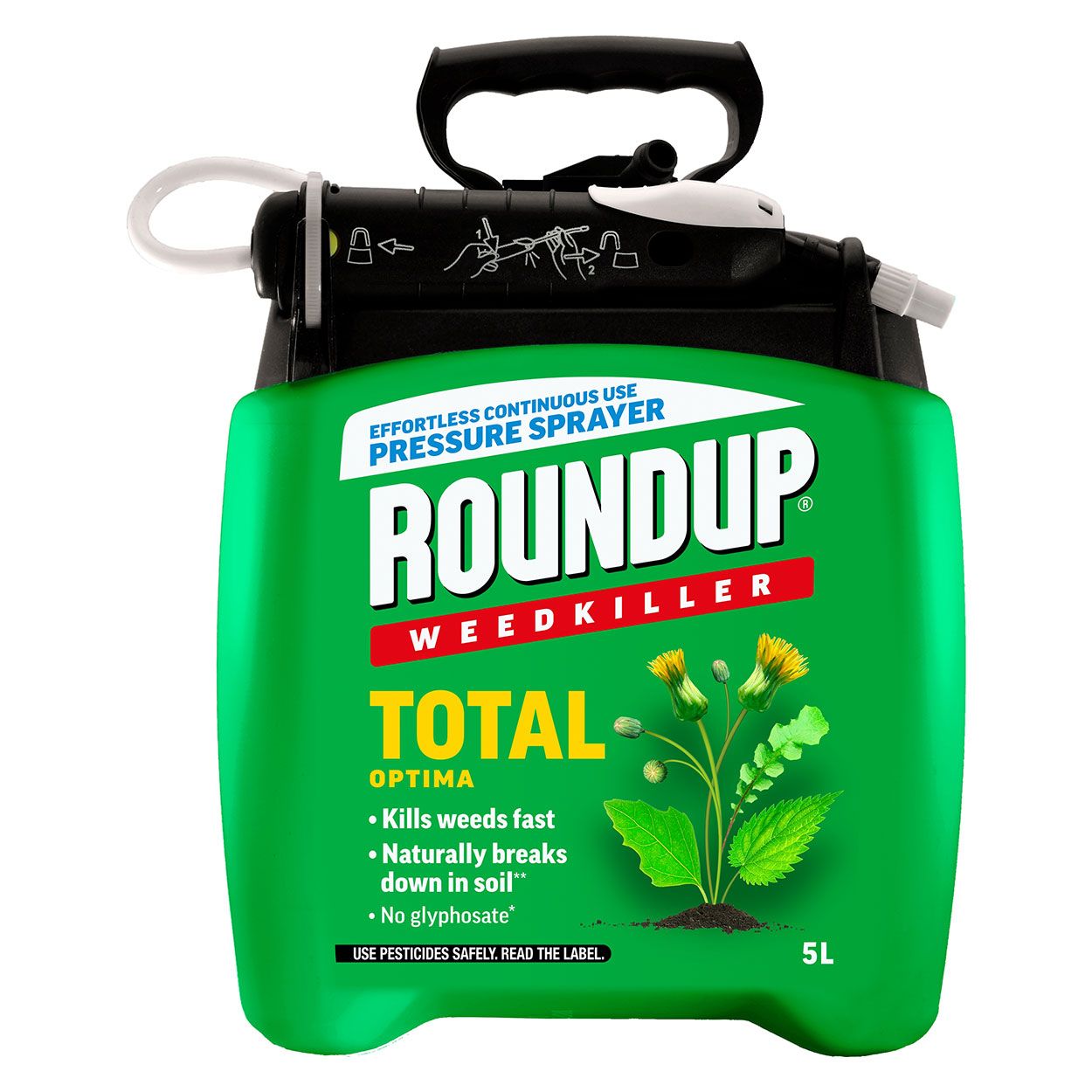Roundup Total Optima Pump & Go Pump Spray 5L