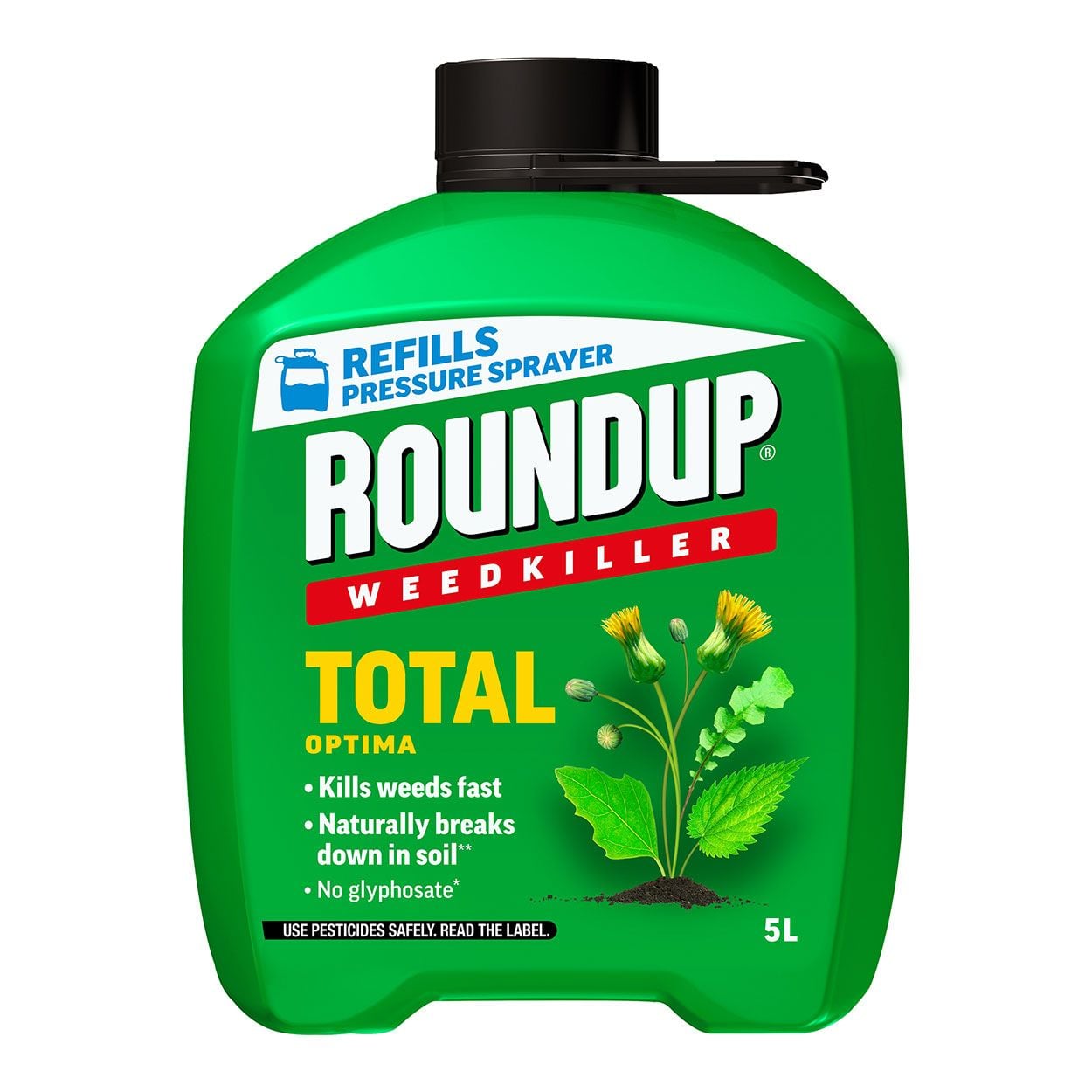 Roundup Total Optima Pump & Go Refill 5L