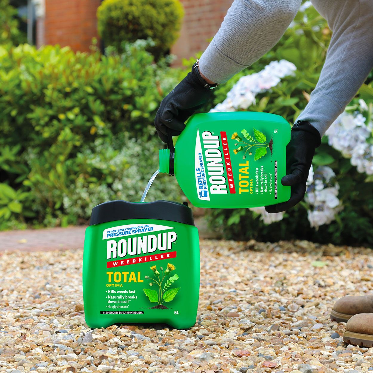 Roundup Total Optima Pump & Go Refill 5L