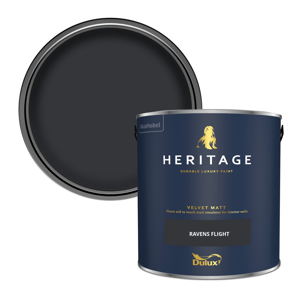 Dulux Heritage Matt Ravens Flight 2.5Ltr
