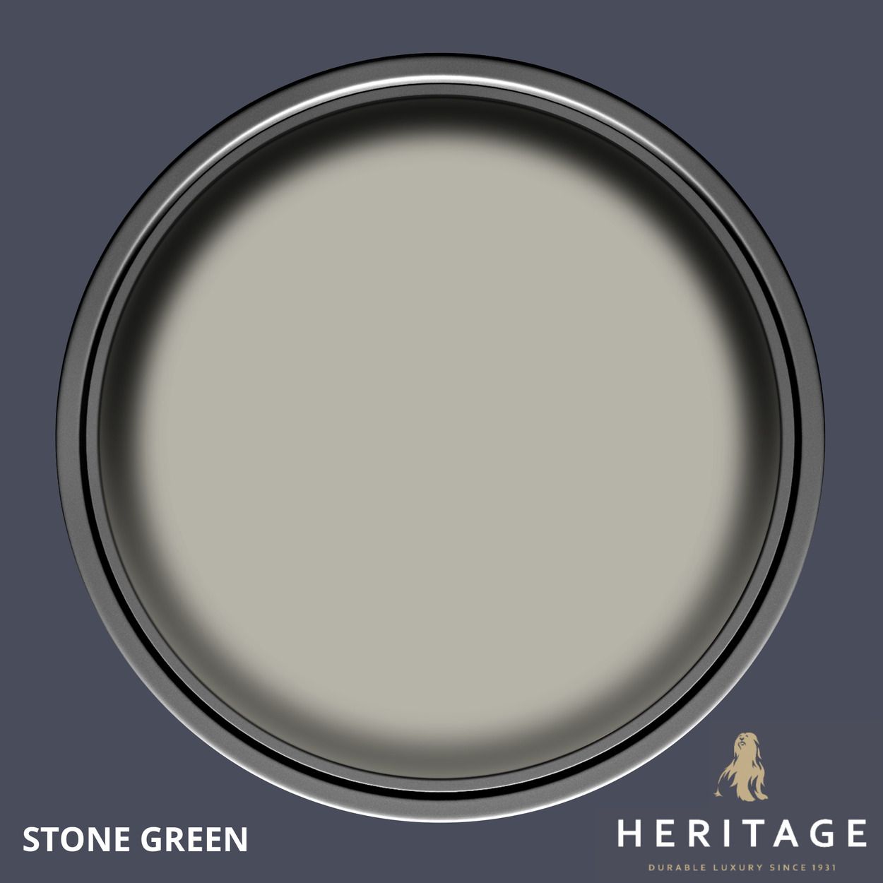 Dulux Heritage Matt Stone Green 2.5Ltr
