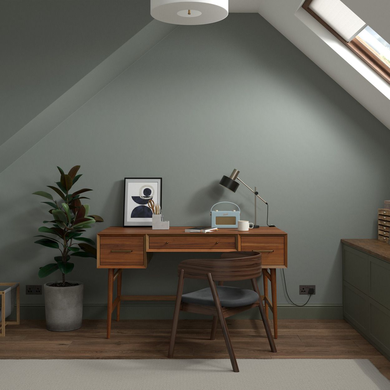 Dulux Heritage Matt Waxed Khaki 2.5Ltr