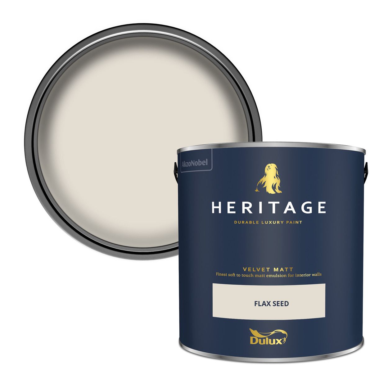 Dulux Heritage Matt Flax Seed 2.5Ltr