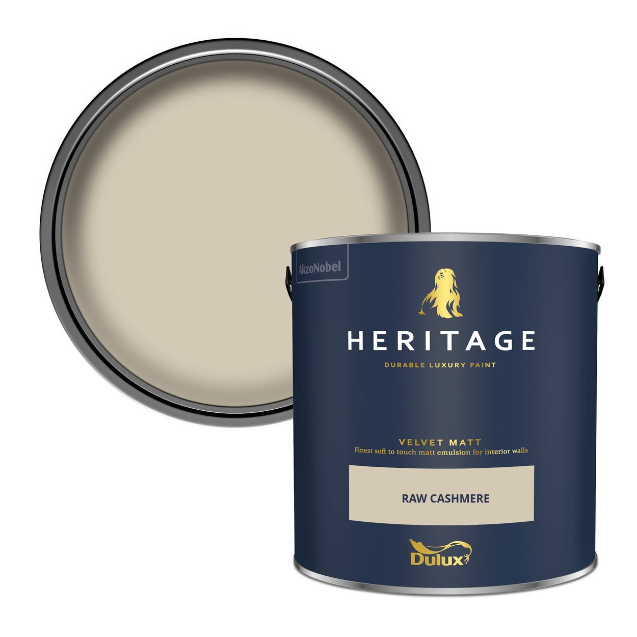 Dulux Heritage Matt Raw Cashmere 2.5Ltr