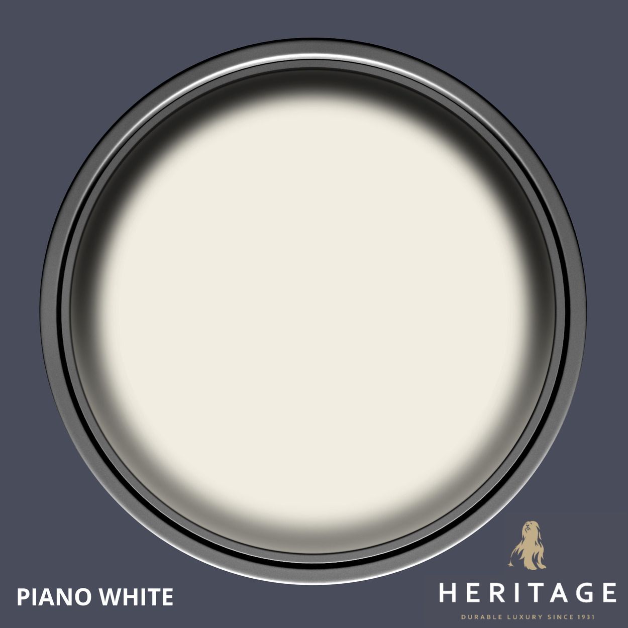 Dulux Heritage Matt Piano White 2.5Ltr