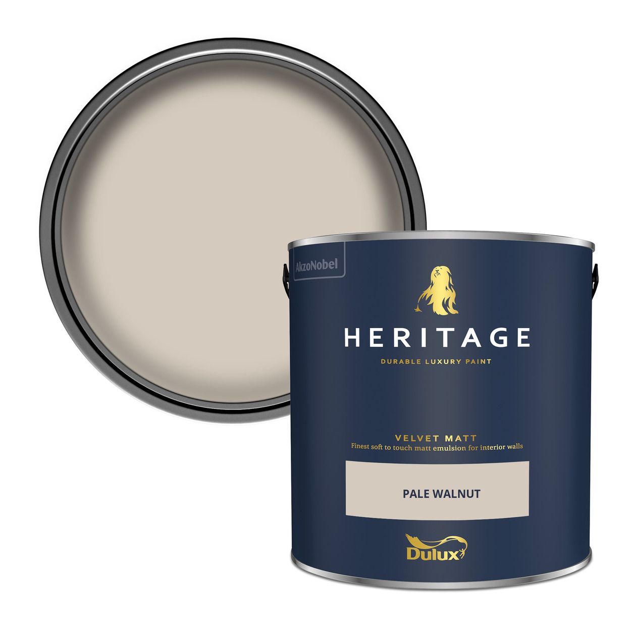 Dulux Heritage Matt Pale Walnut 2.5Ltr