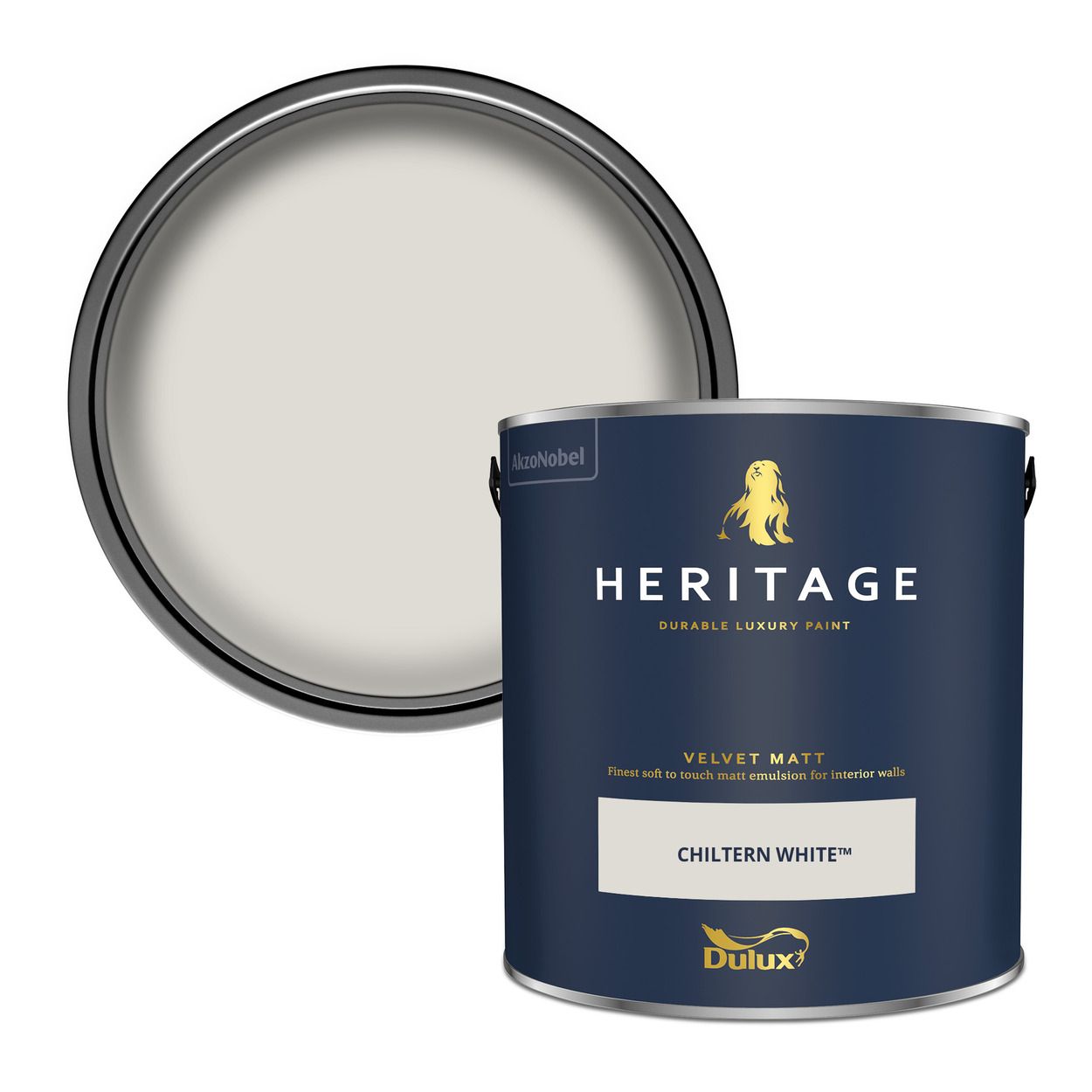 Dulux Heritage Matt Chiltern White 2.5Ltr