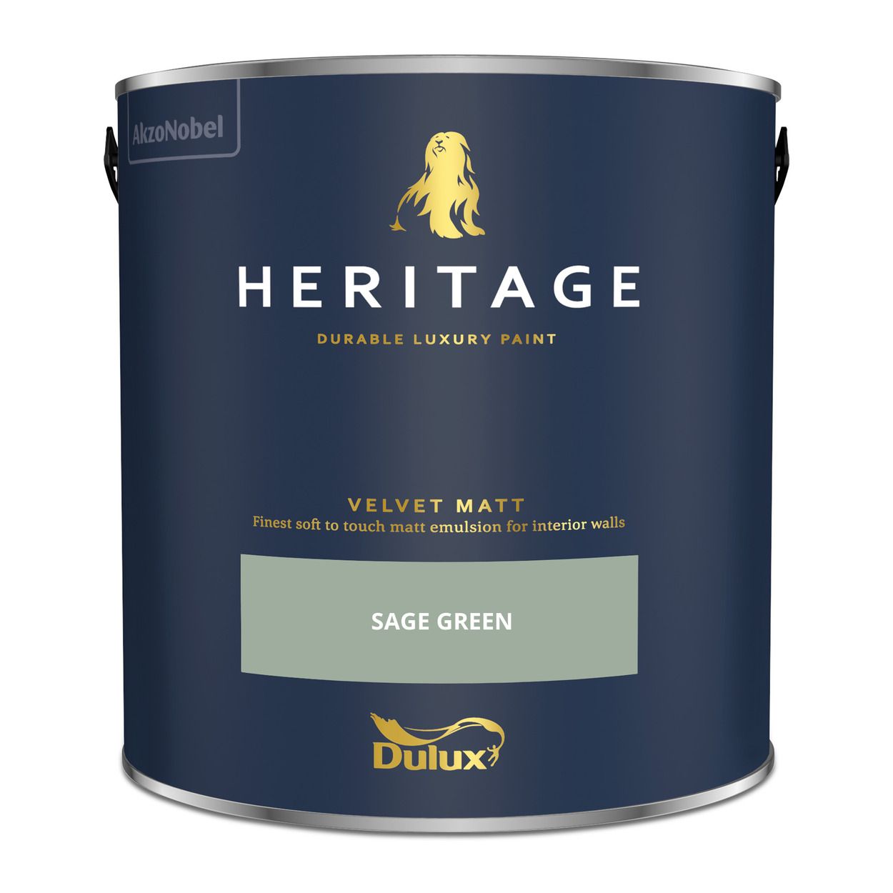 Dulux Heritage Matt Sage Green 2.5Ltr