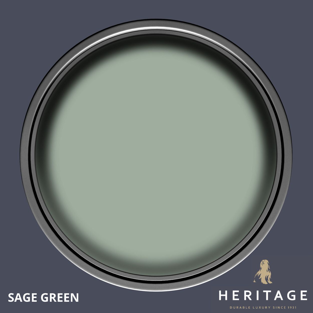 Dulux Heritage Matt Sage Green 2.5Ltr