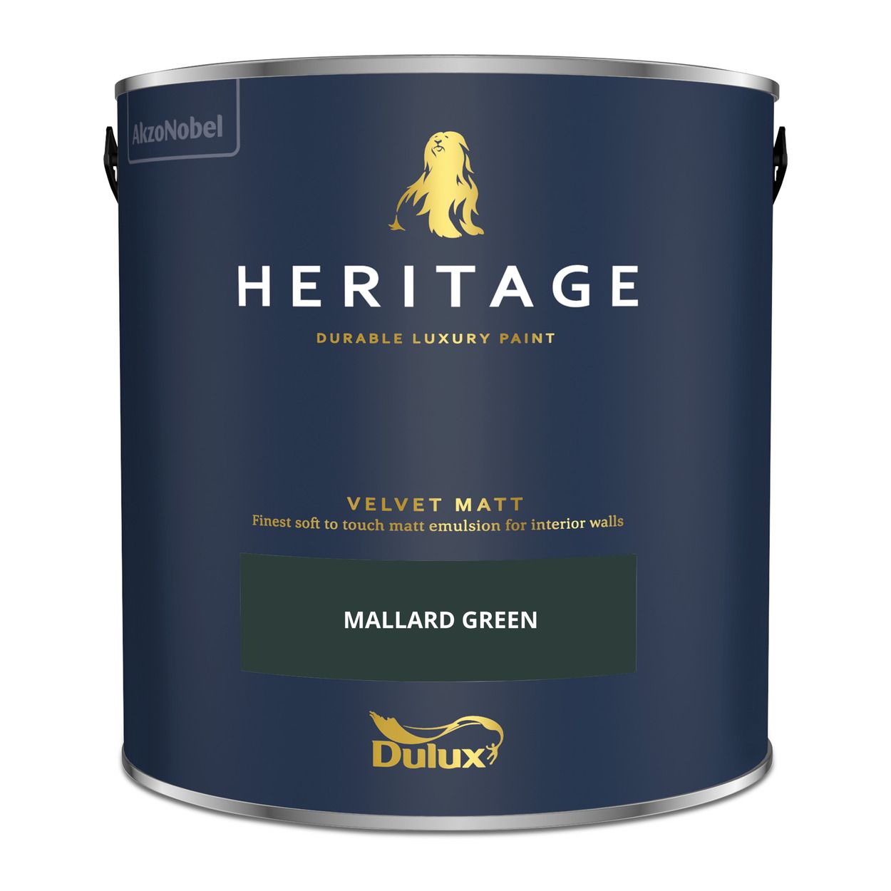 Dulux Heritage Matt Mallard Green 2.5Ltr