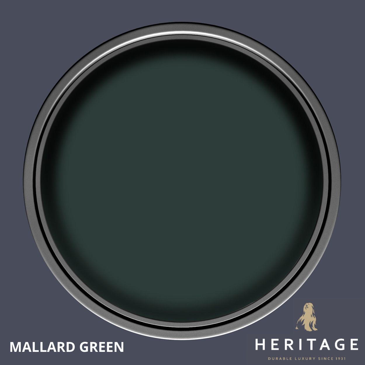 Dulux Heritage Matt Mallard Green 2.5Ltr