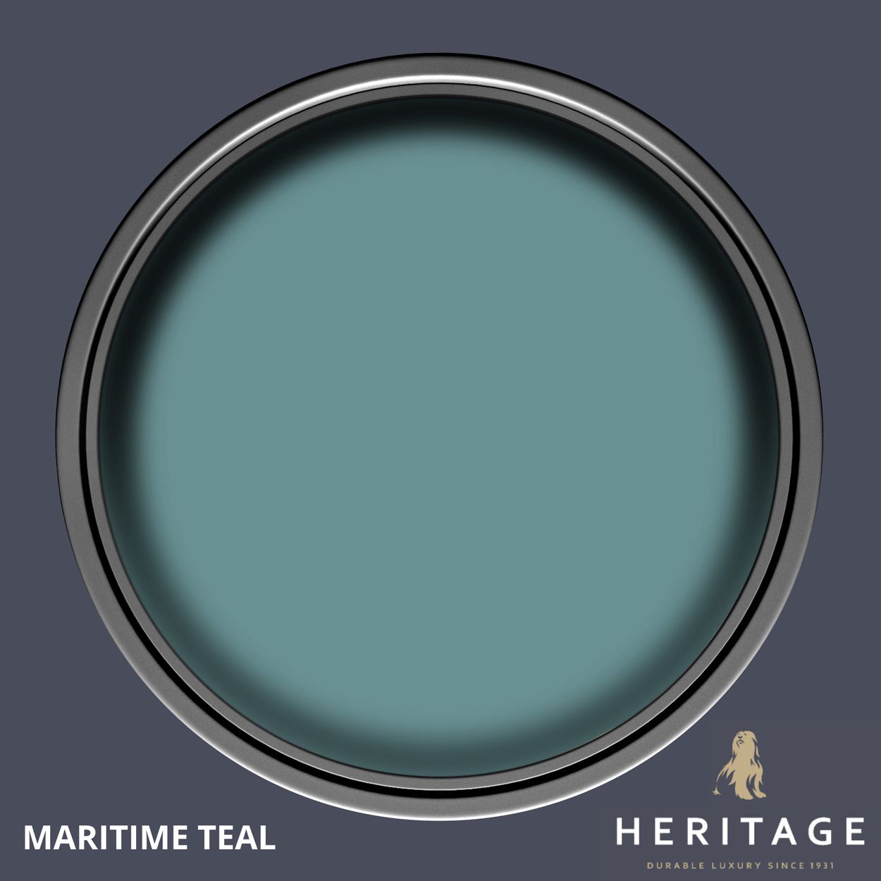 Dulux Heritage Matt Maritime Teal 2.5Ltr