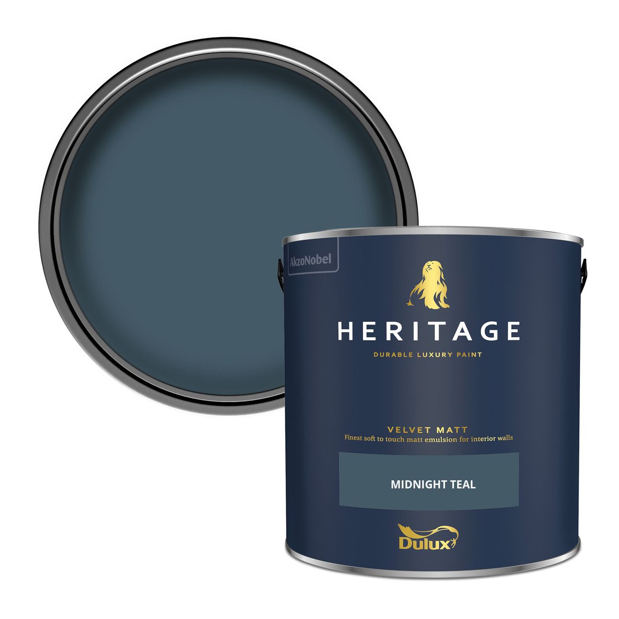 Dulux Heritage Matt Midnight Teal 2.5Ltr