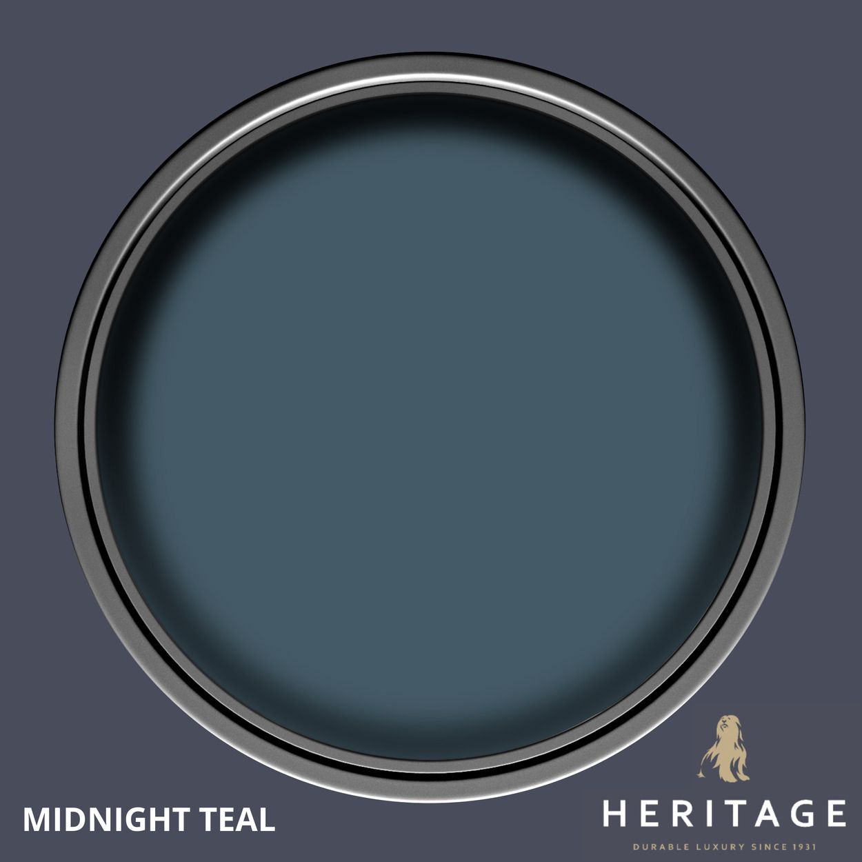 Dulux Heritage Matt Midnight Teal 2.5Ltr