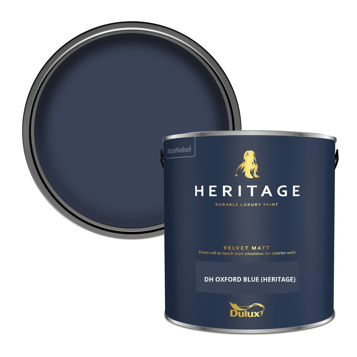 Dulux Heritage Matt Dh Oxford Blue 2.5Ltr