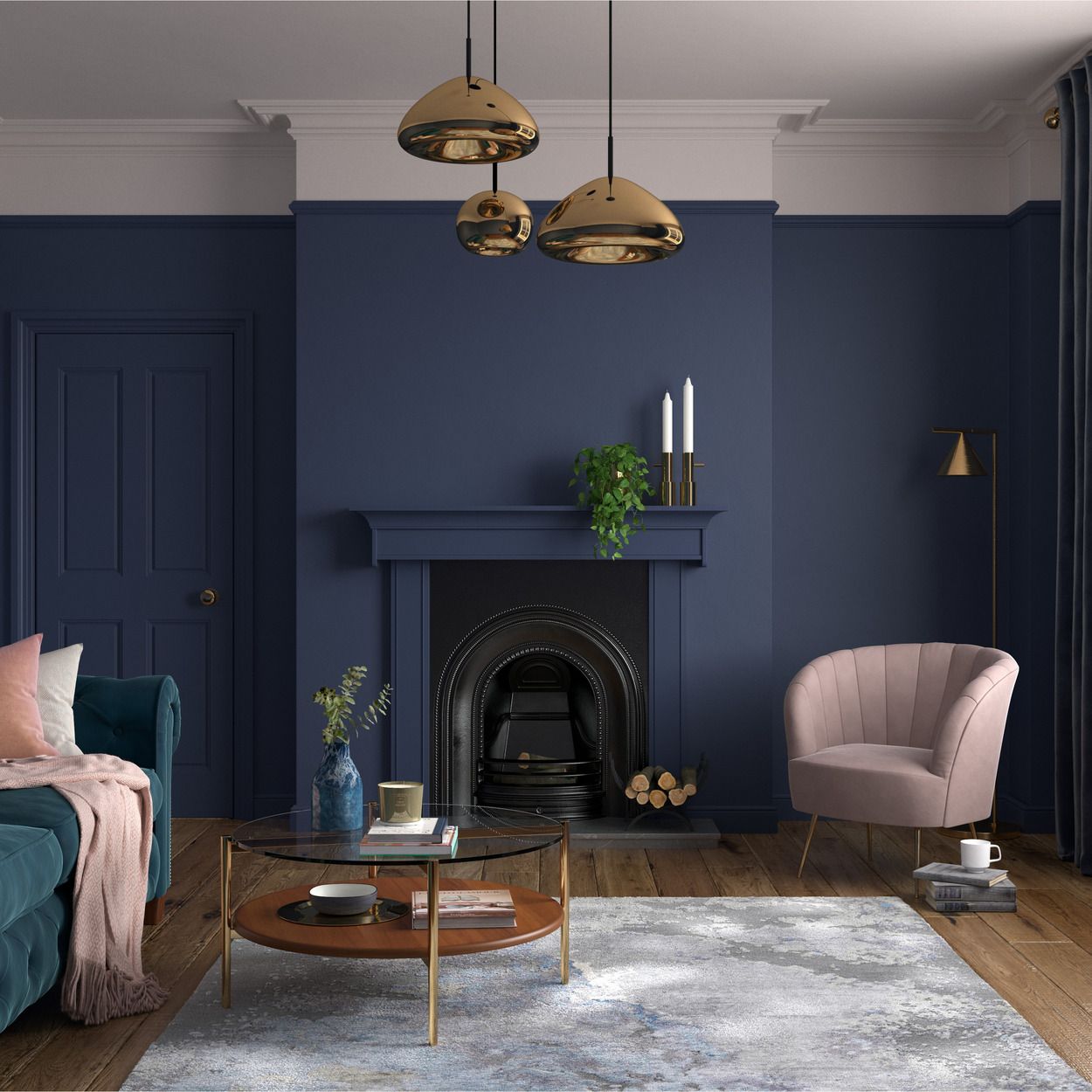 Dulux Heritage Matt Dh Oxford Blue 2.5Ltr