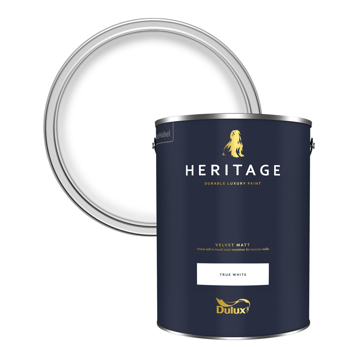 Dulux Heritage Matt True White 5Ltr