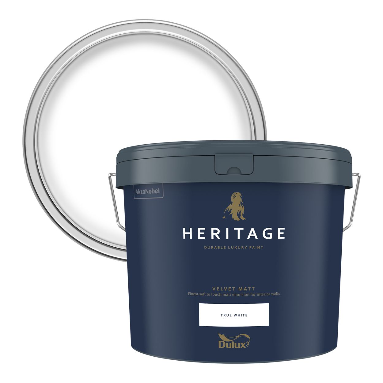 Dulux Heritage Matt True White 10Ltr