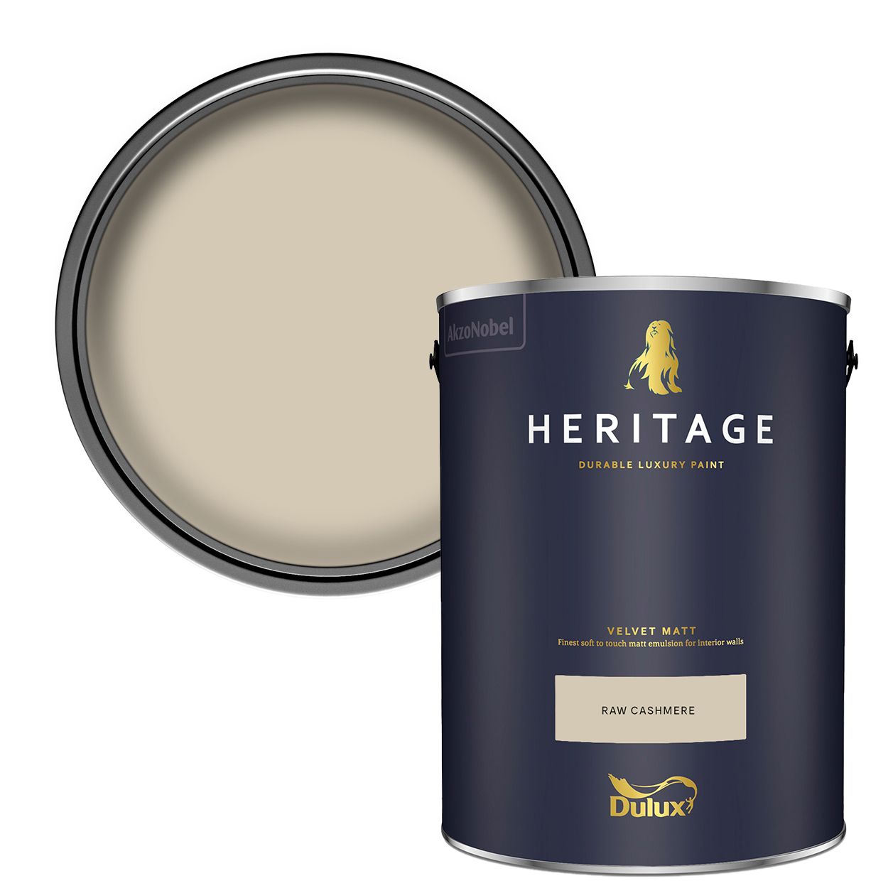 Dulux Heritage Matt Raw Cashmere 5Ltr