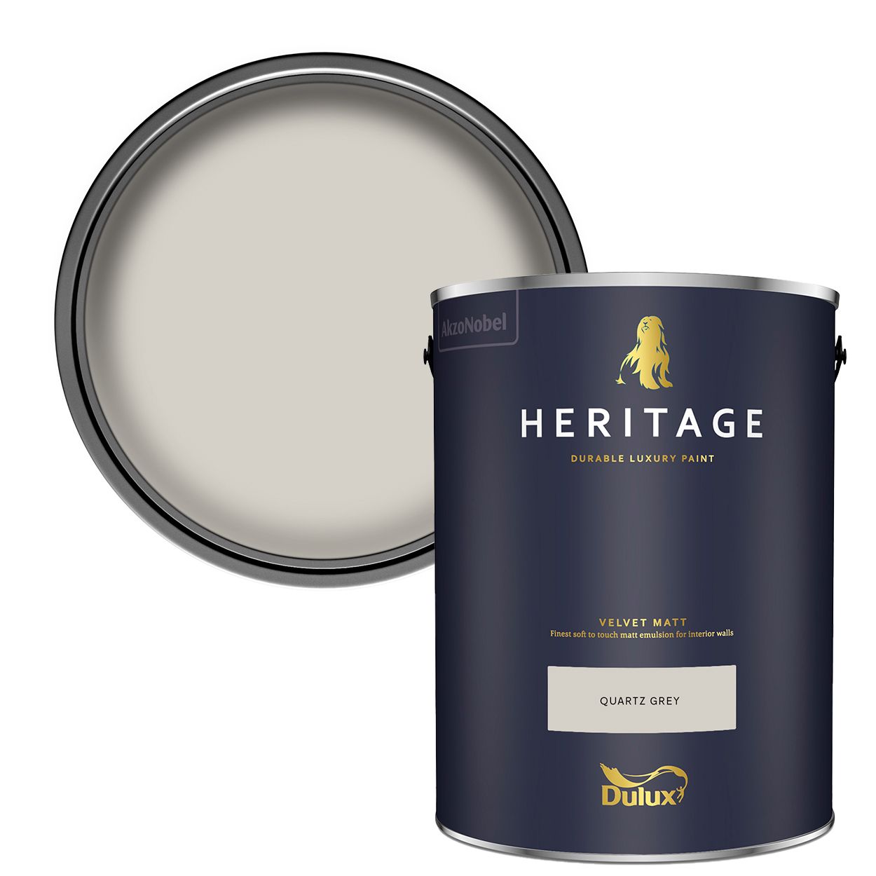Dulux Heritage Matt Quartz Grey 5Ltr