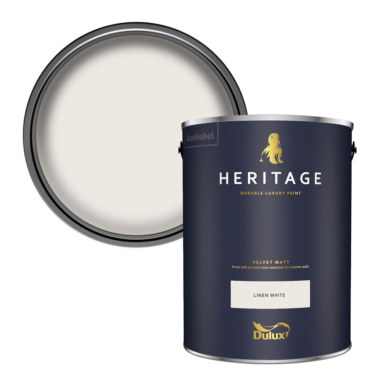 Dulux Heritage Matt Linen White 5Ltr