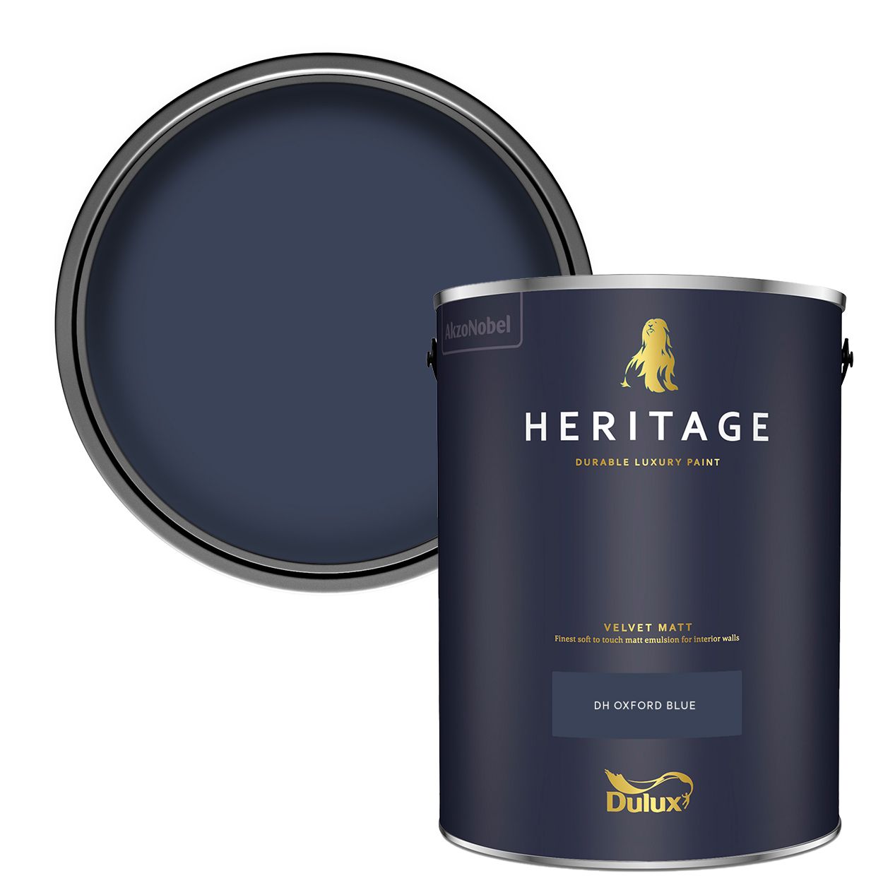 Dulux Heritage Matt Dh Oxford Blue 5Ltr