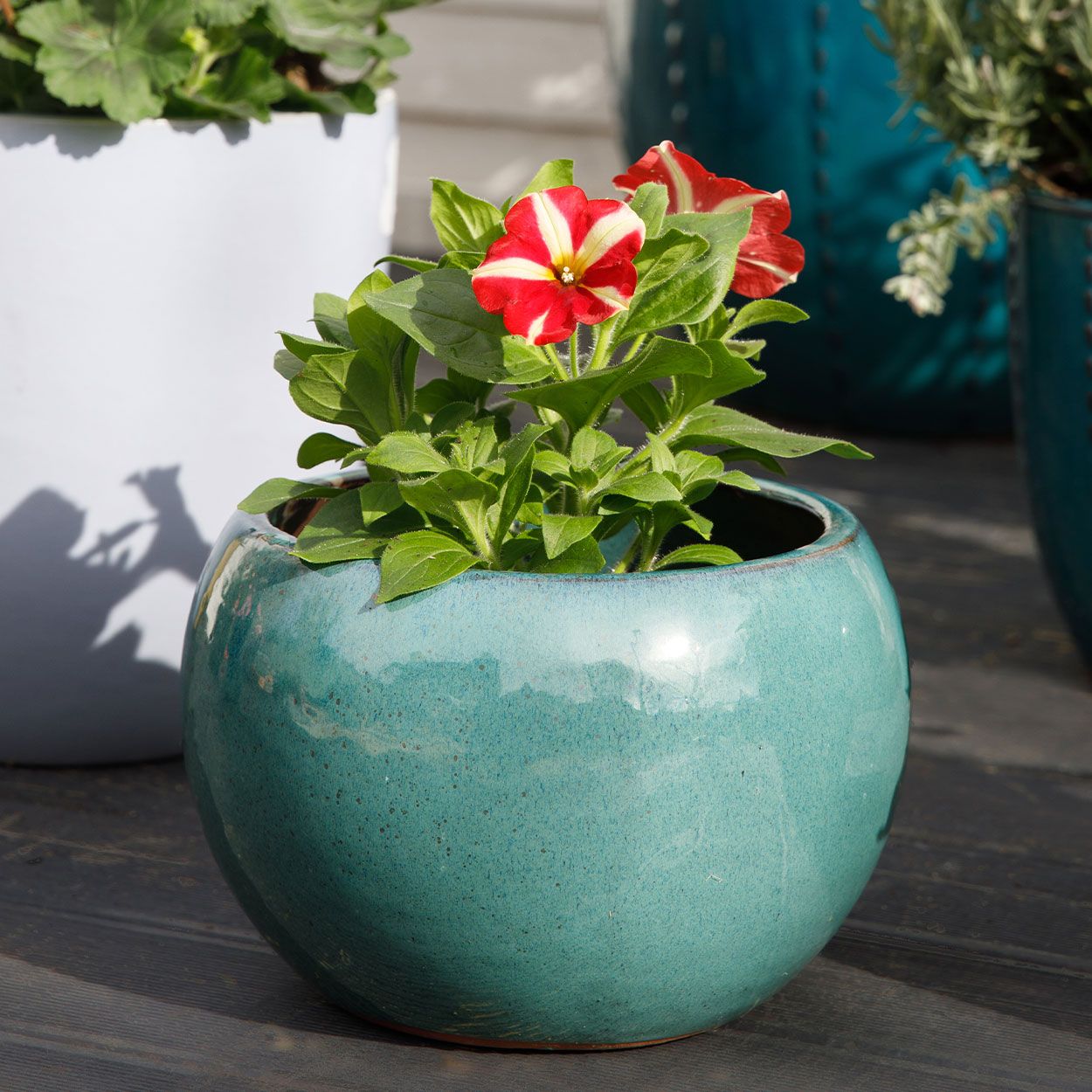 Shanghai Pot Blue 24cm