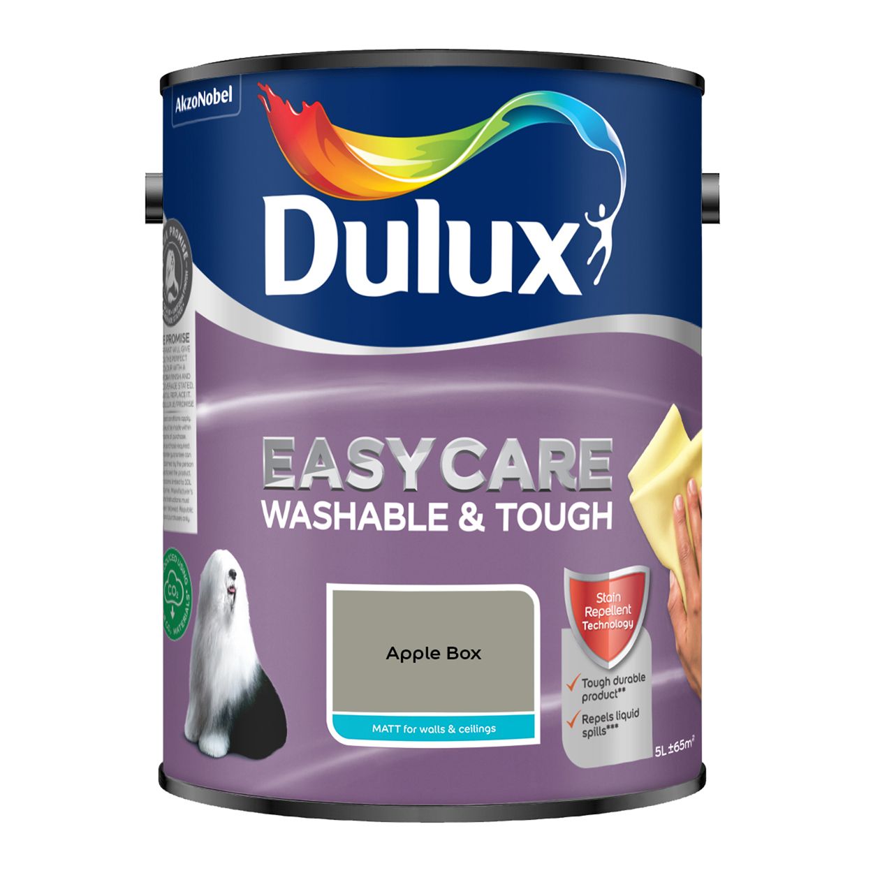 Dulux Easycare Washable & Tough Matt Apple Box 5L