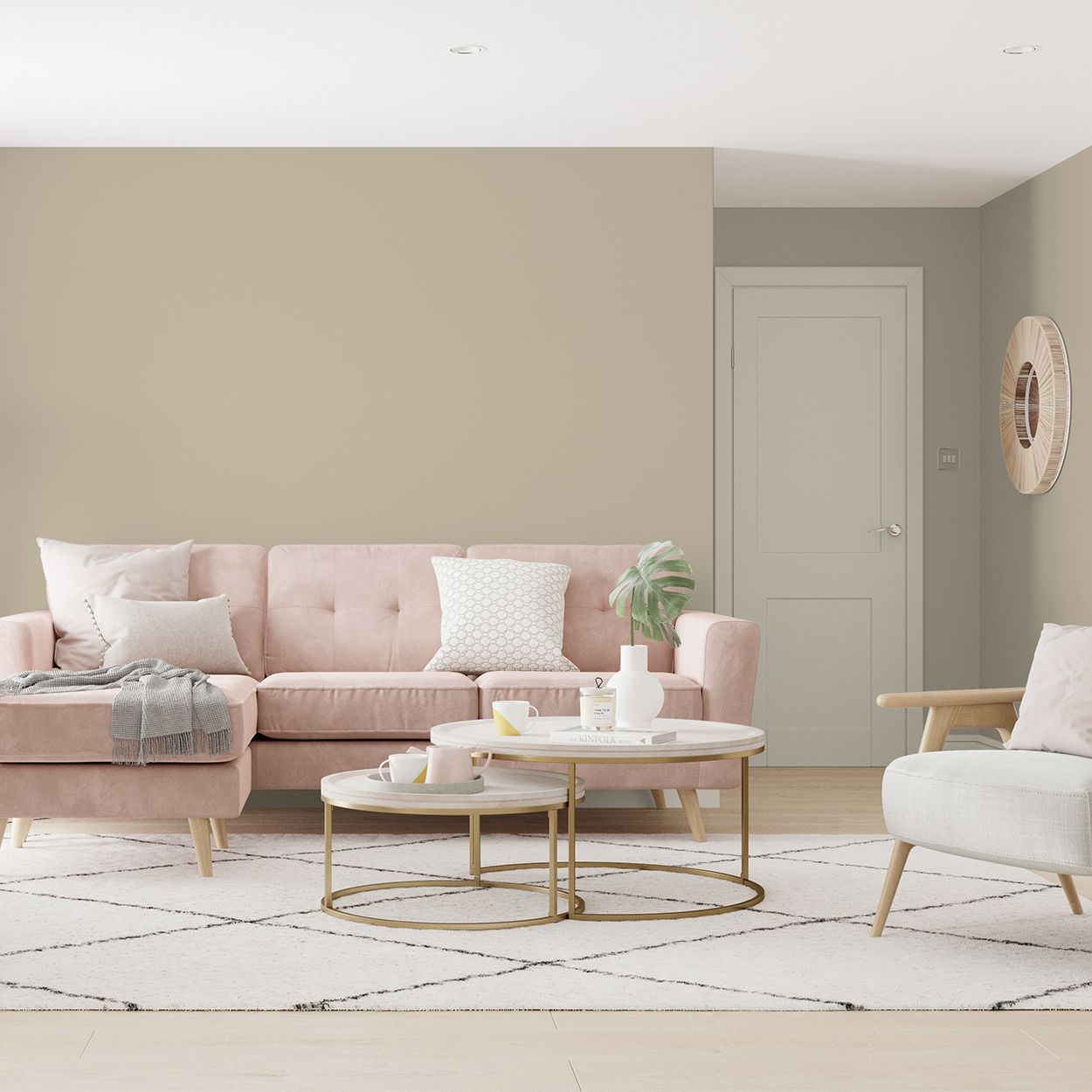 Dulux Vinyl Matt Bleached Lichen 10L