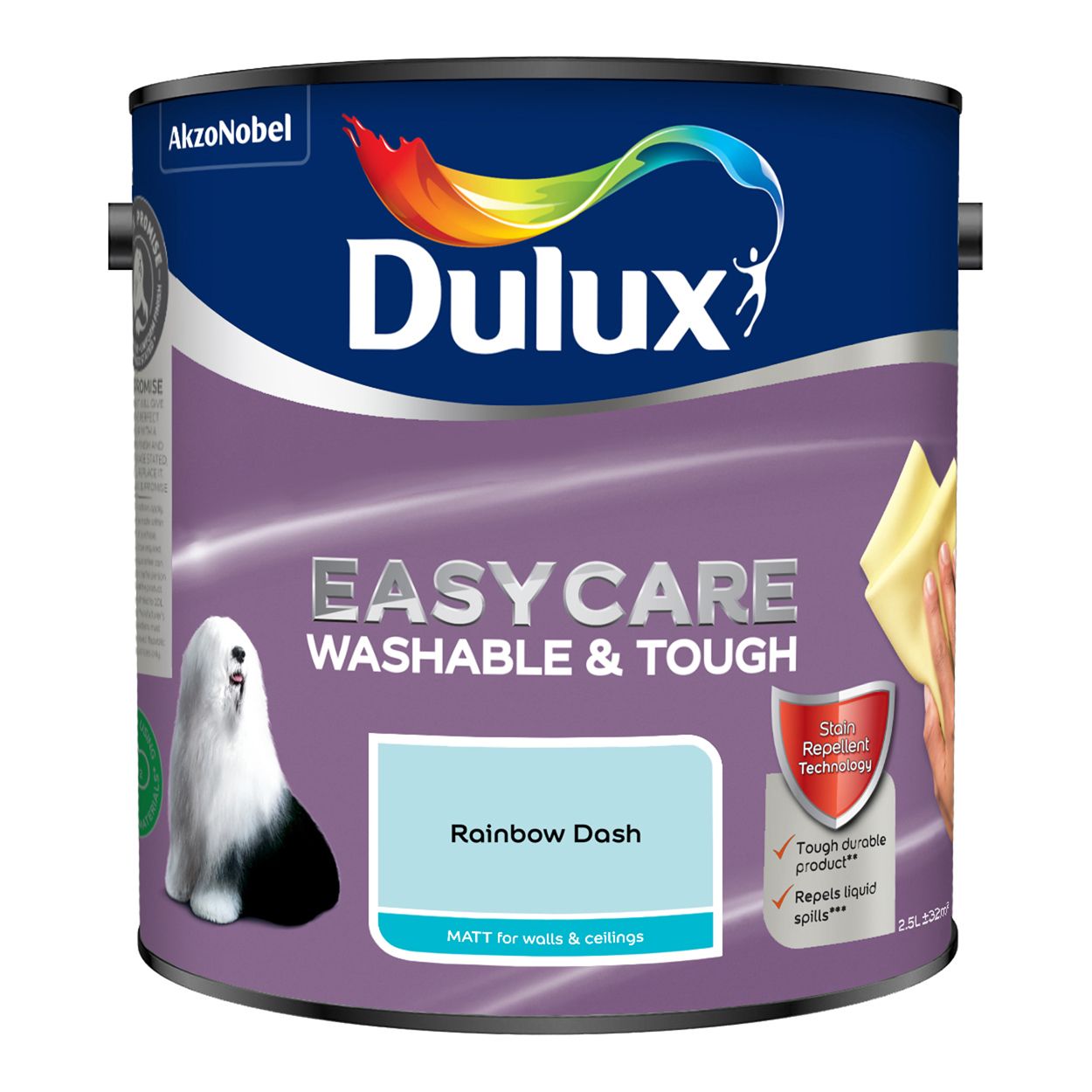 Dulux Easycare Washable & Tough Matt Rainbow Dash 2.5L