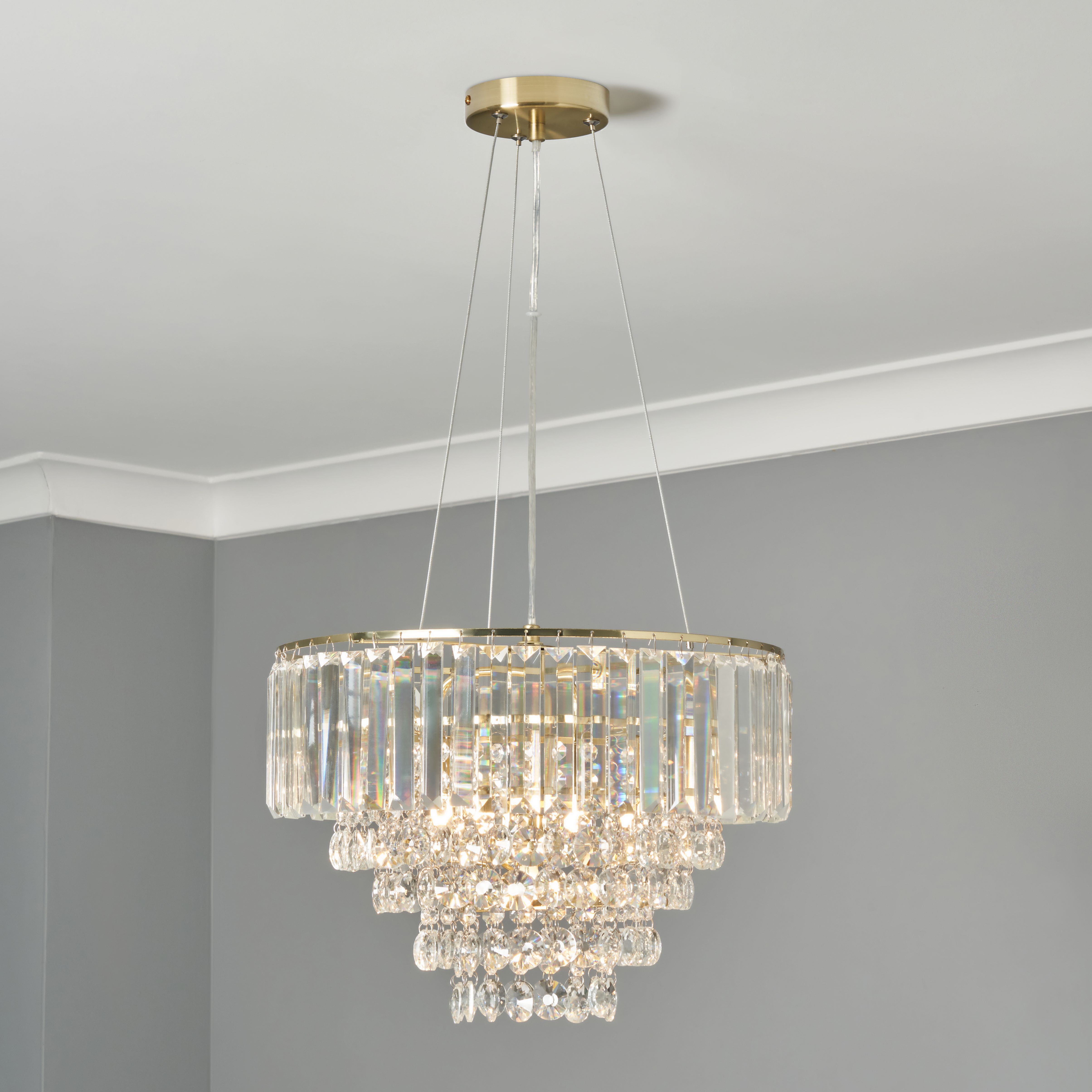 Varese Satin Brass Pendant