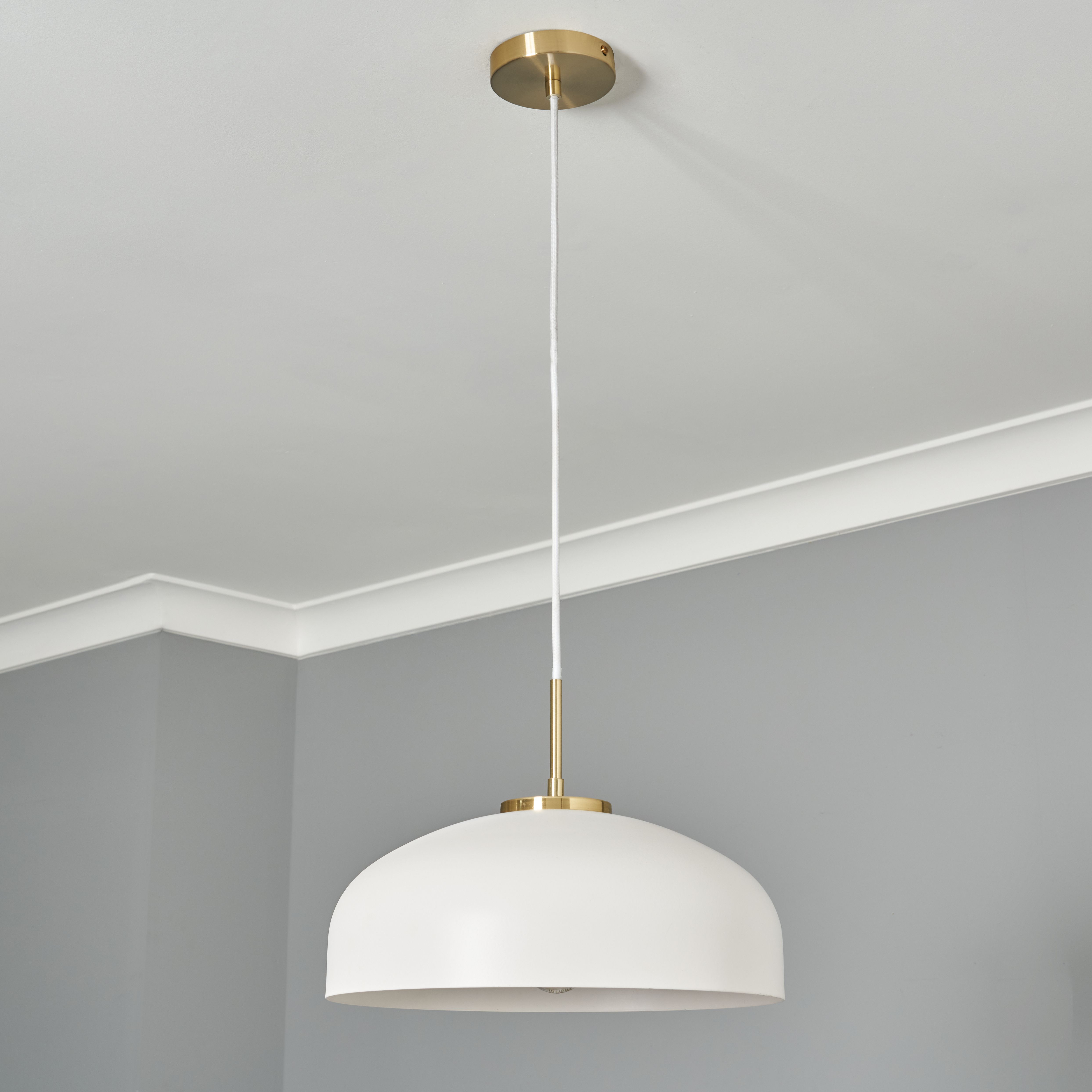 Selva Shallow Spun Metal Pendant