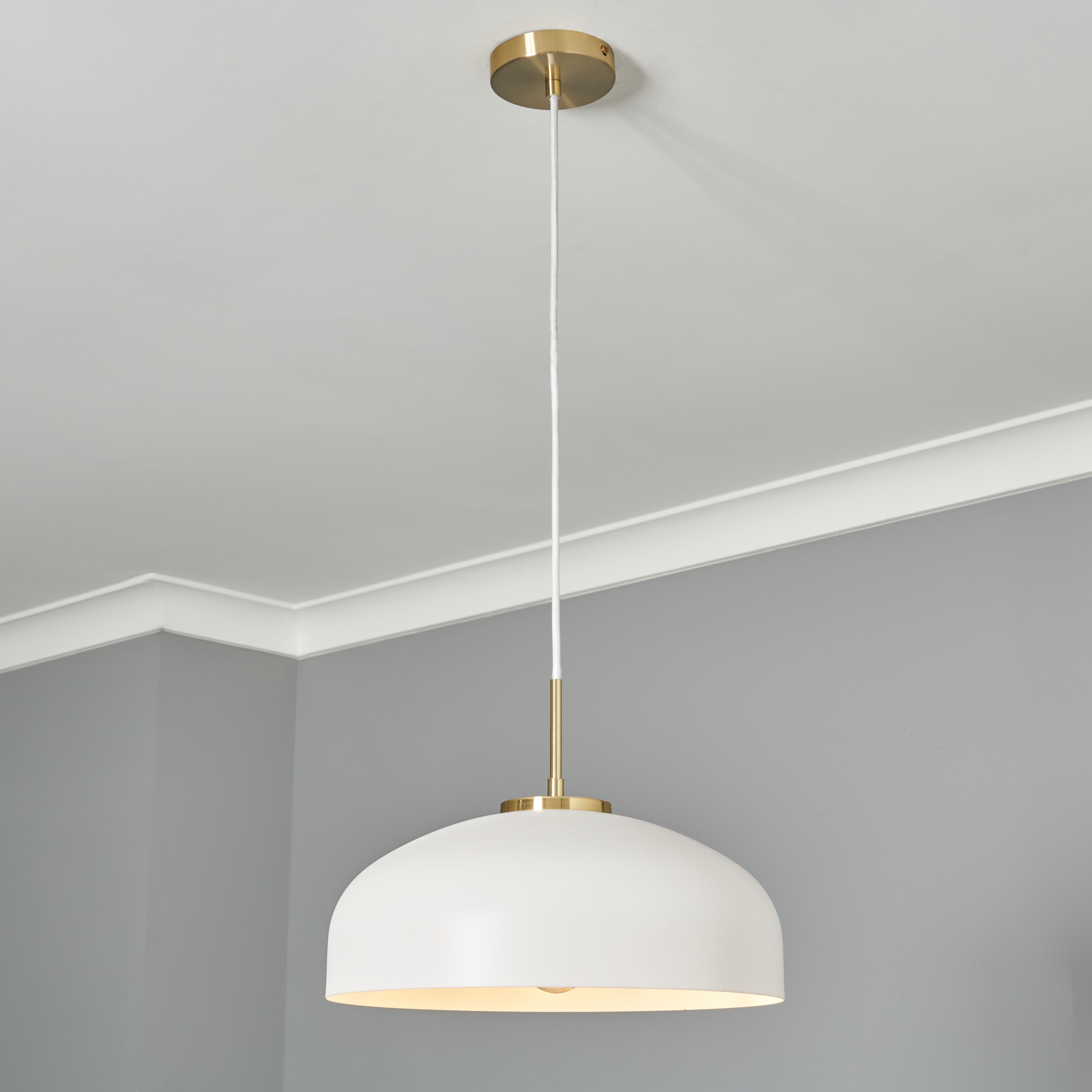 Selva Shallow Spun Metal Pendant