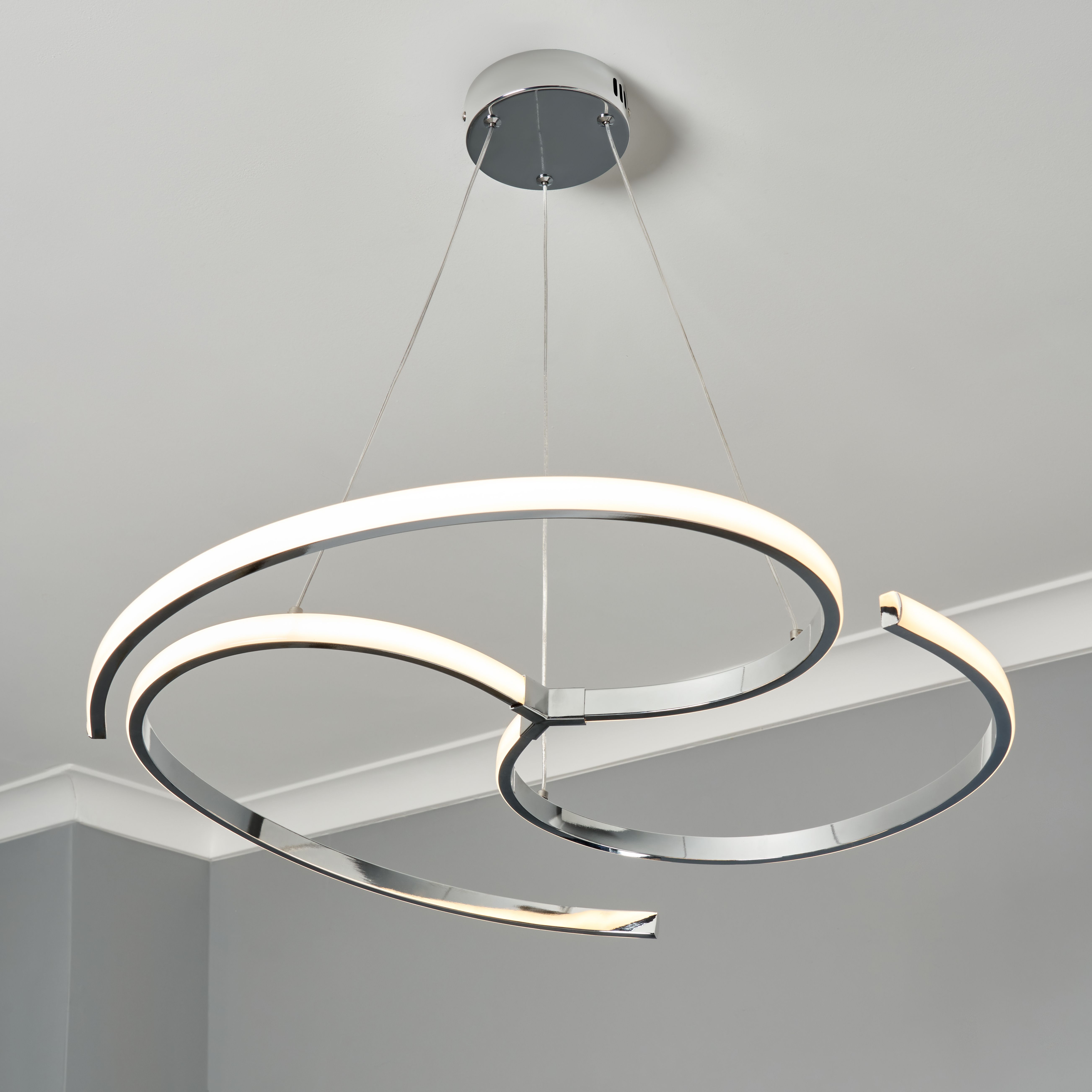 Tinesi Chrome LED Pendant