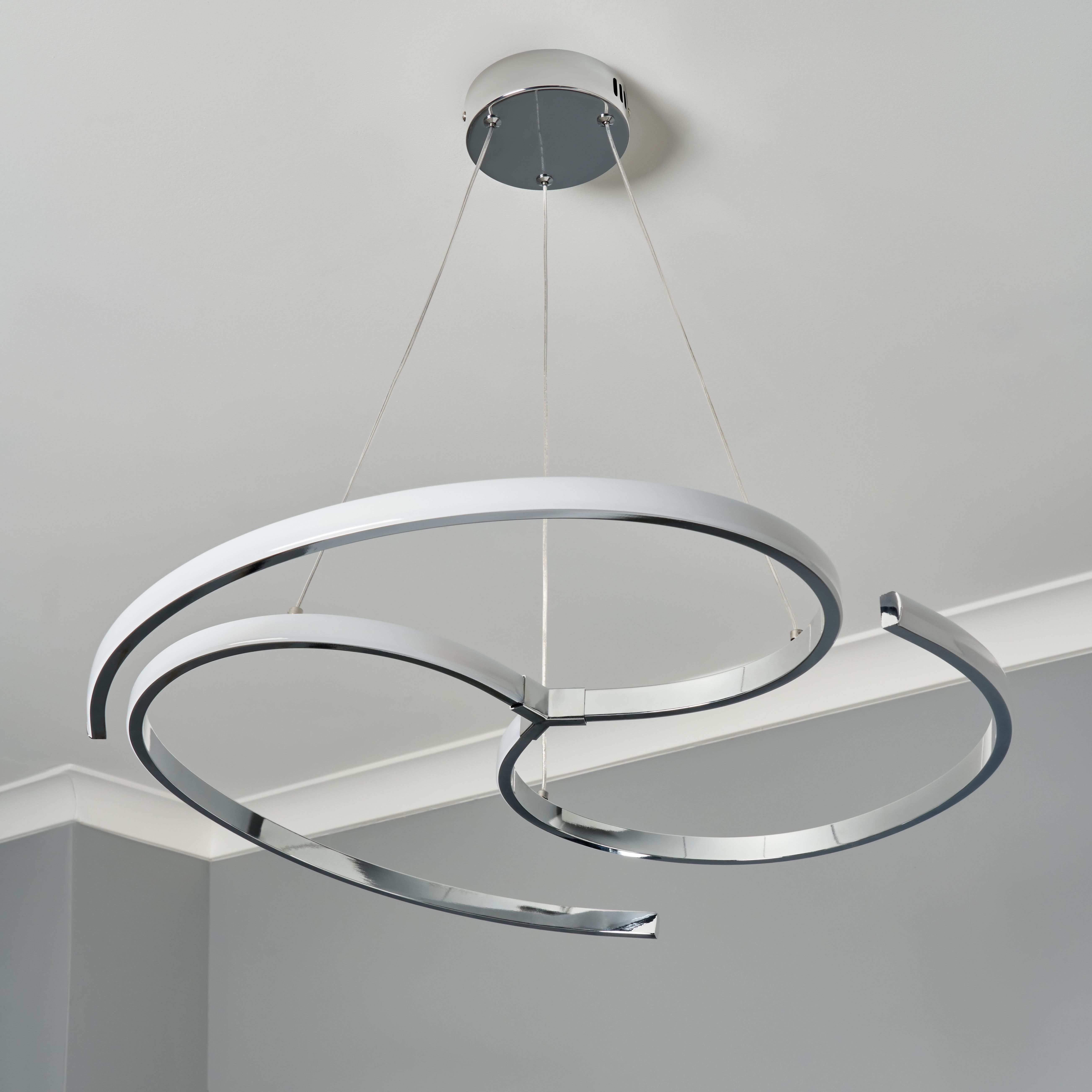 Tinesi Chrome LED Pendant