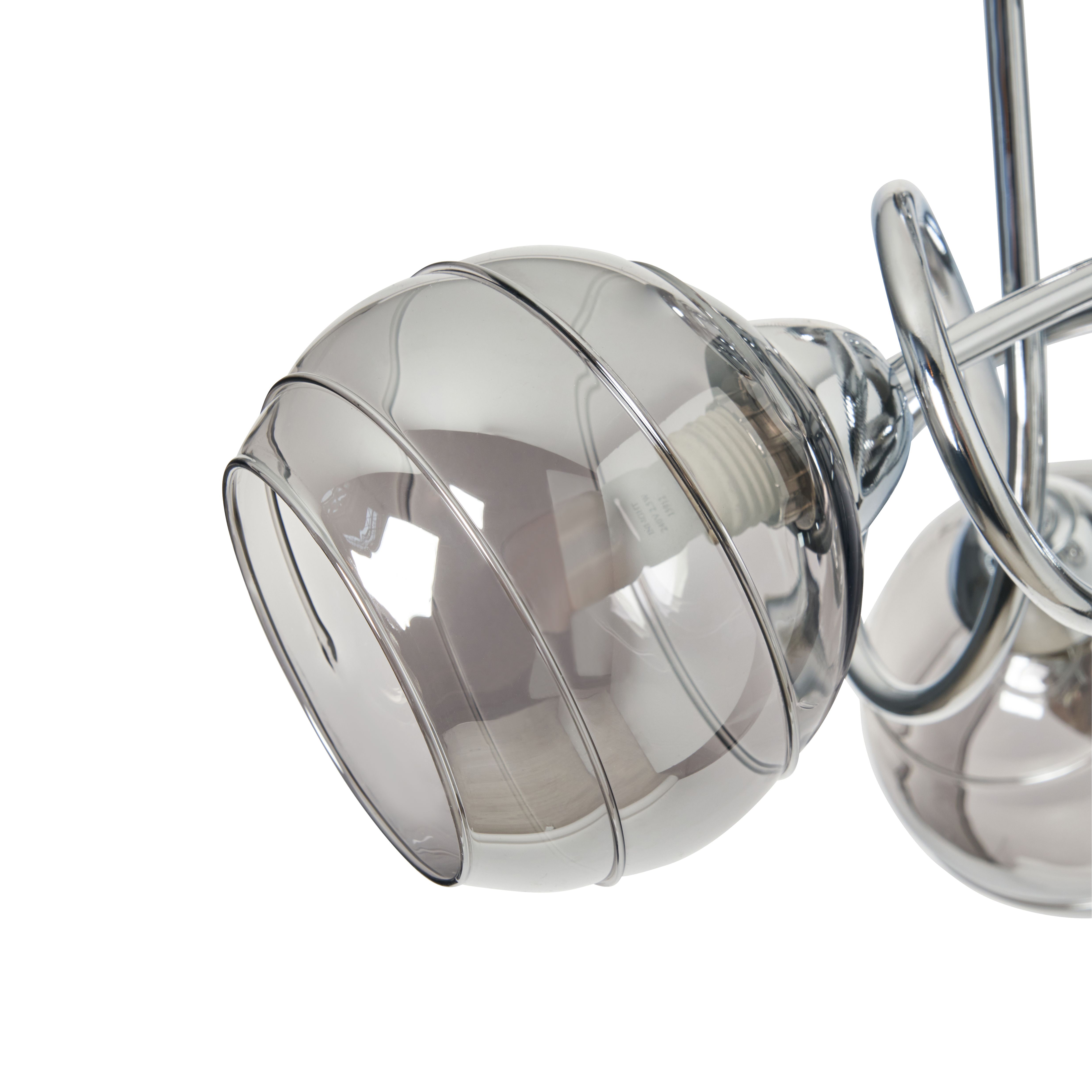 Camo Drizzle Glass 3 Light Ceiling