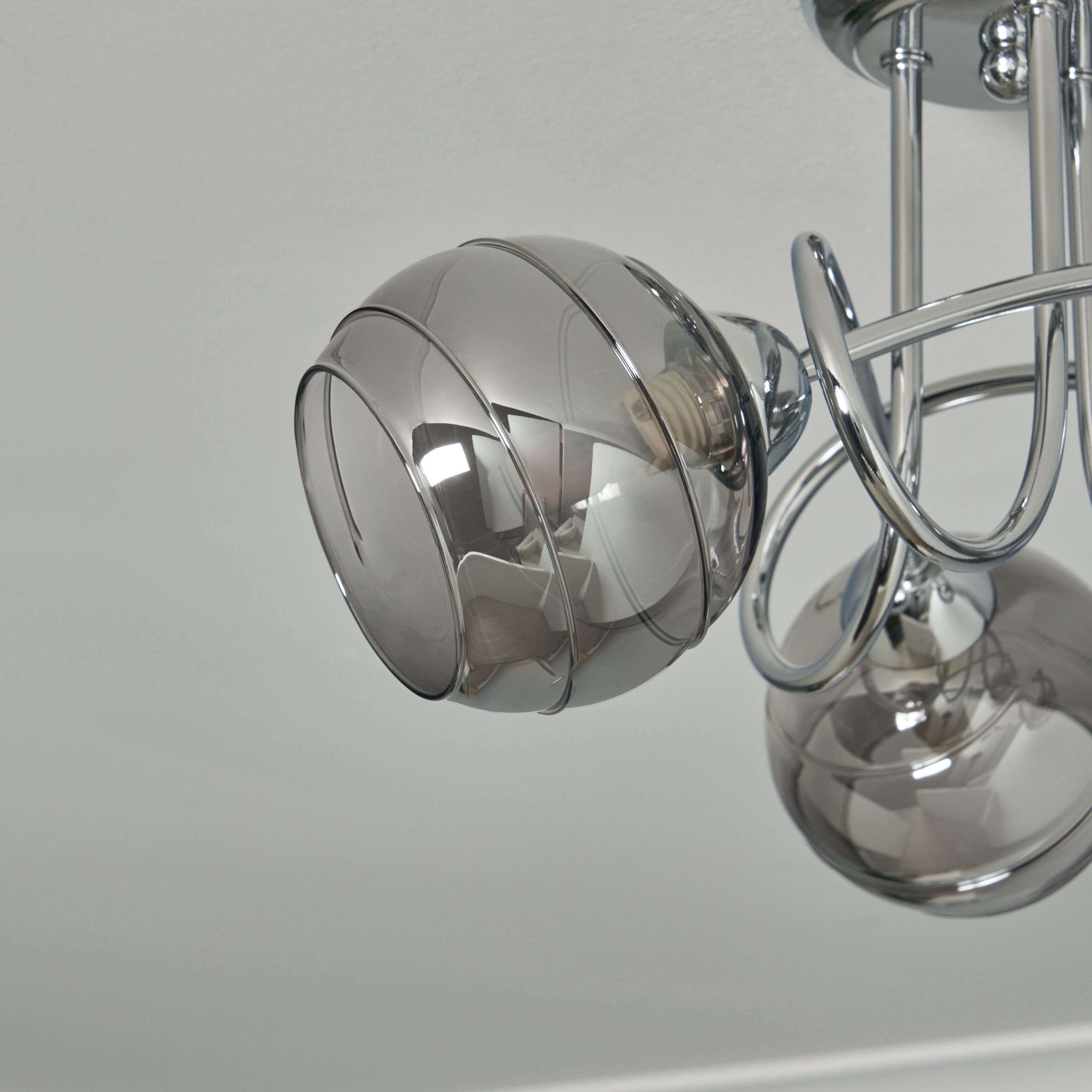 Camo Drizzle Glass 3 Light Ceiling