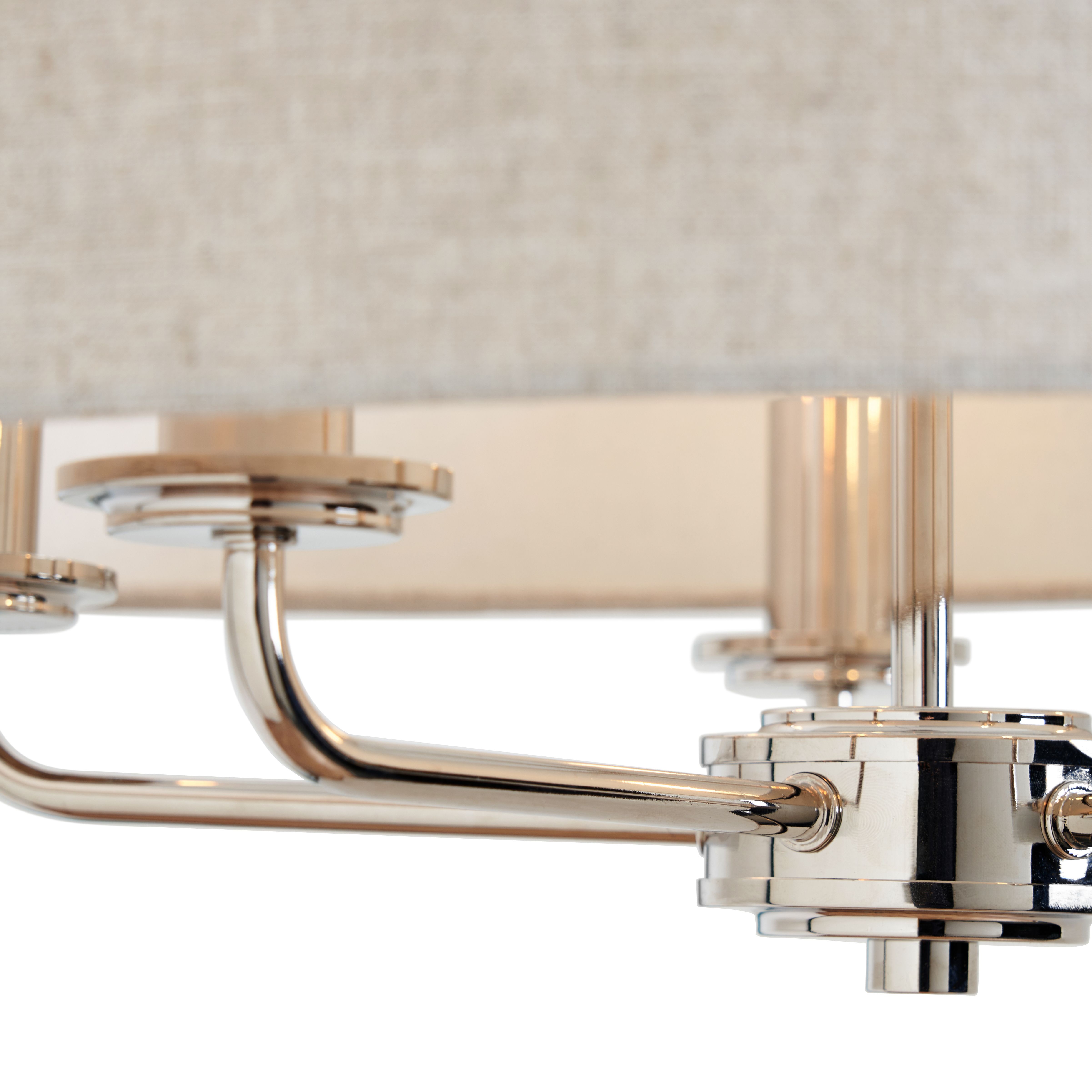 Caldon 5 Light Pendant - Polished/Nickel