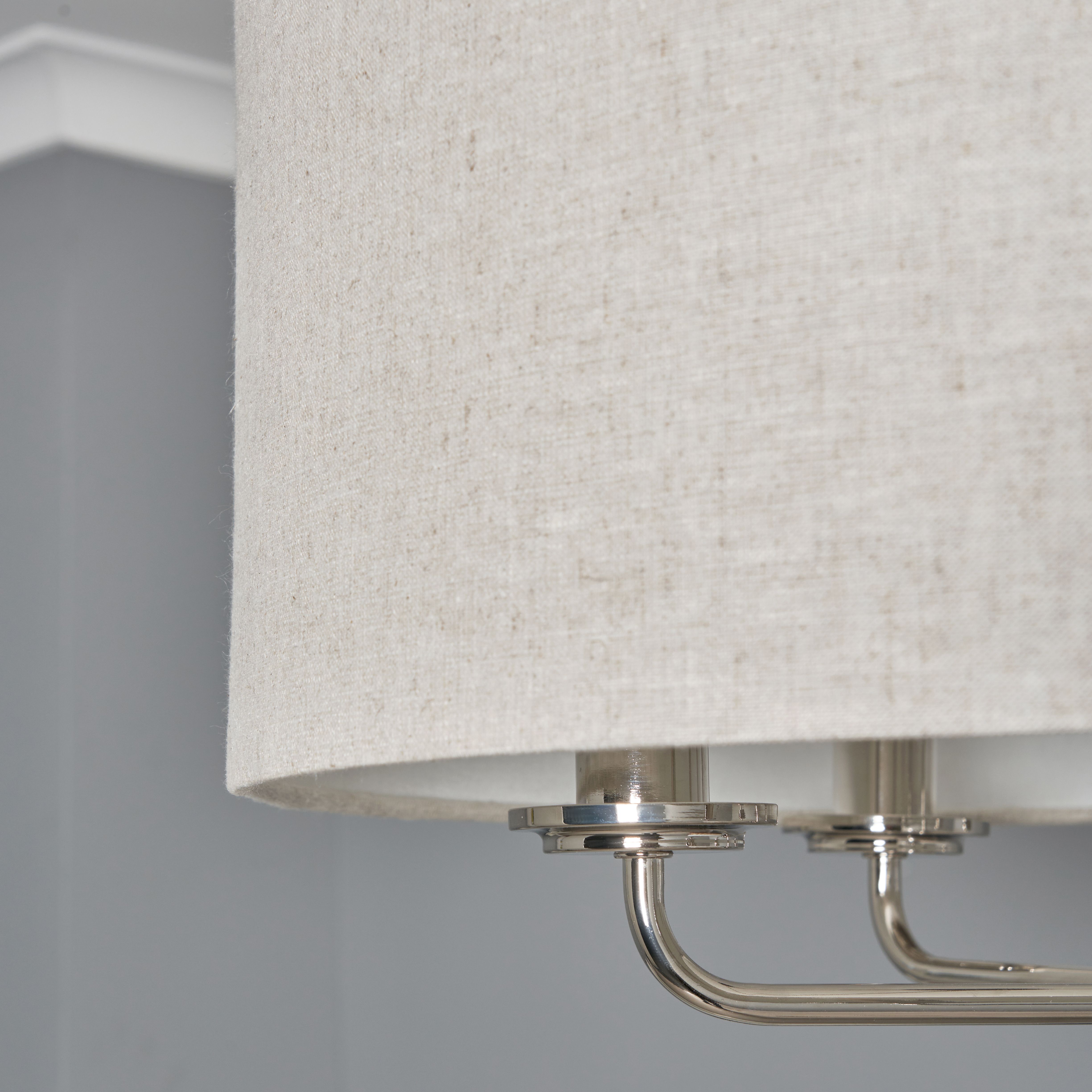 Caldon 5 Light Pendant - Polished/Nickel