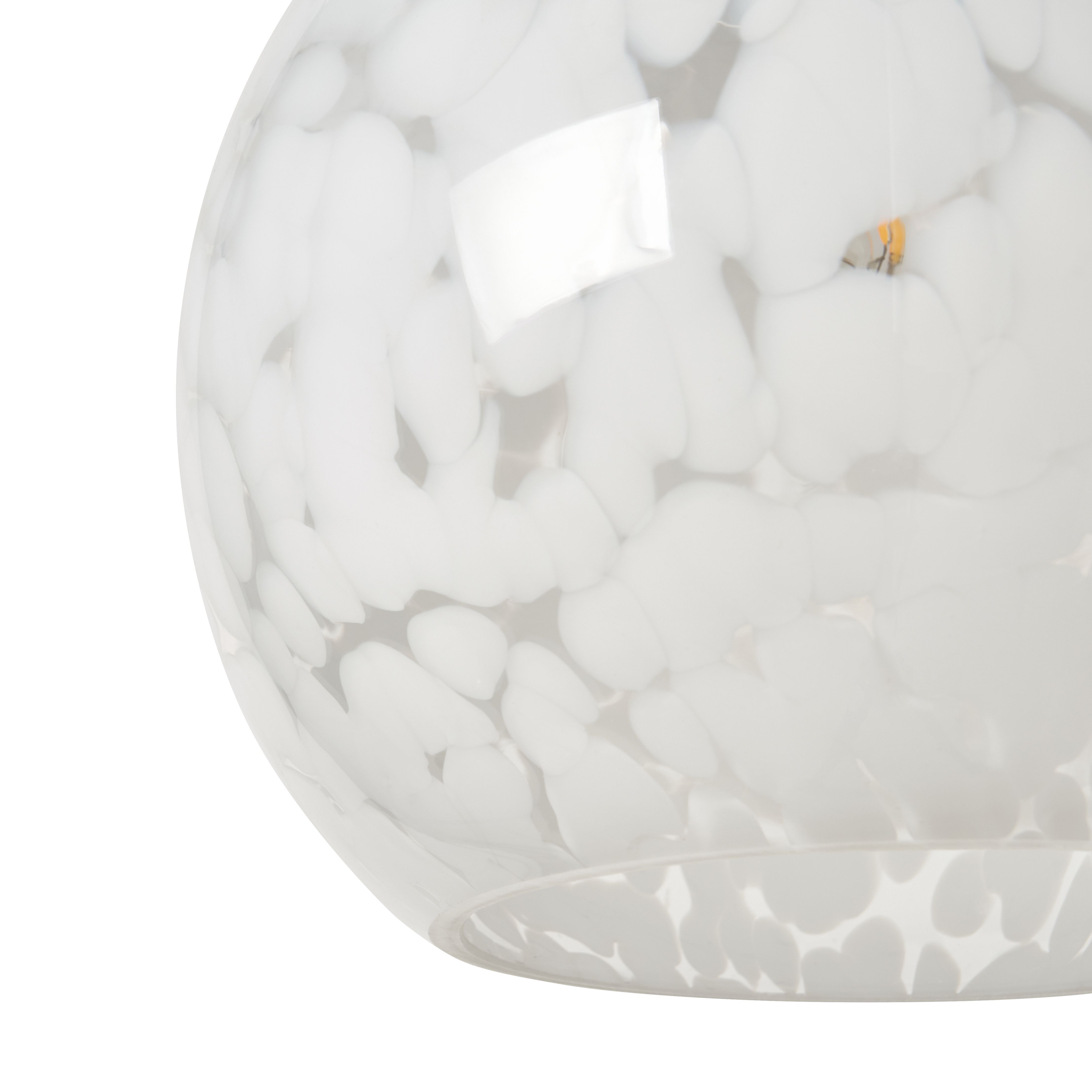 Tosto Flakestone Glass Ceiling Light - Chrome