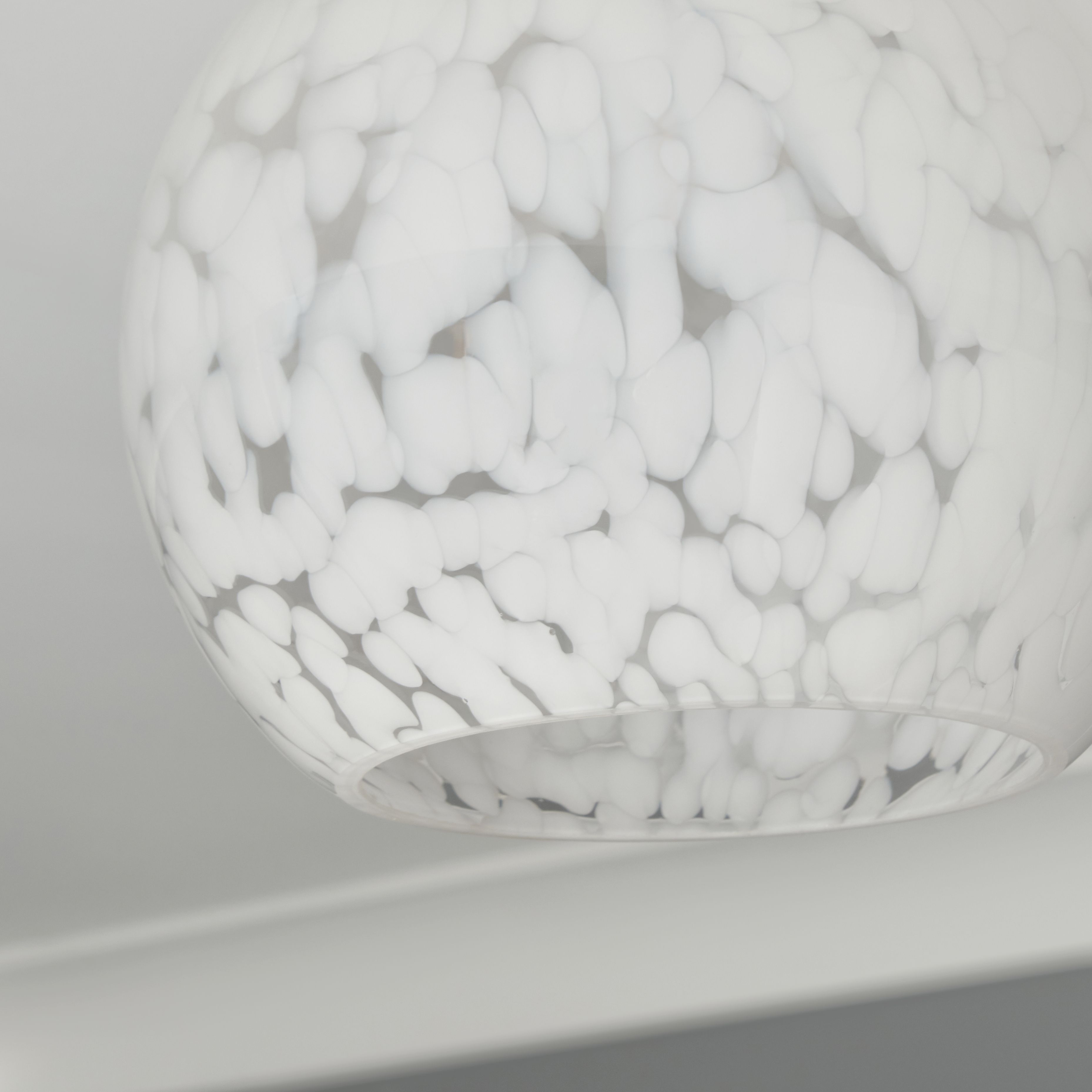 Tosto Flakestone Glass Ceiling Light - Chrome