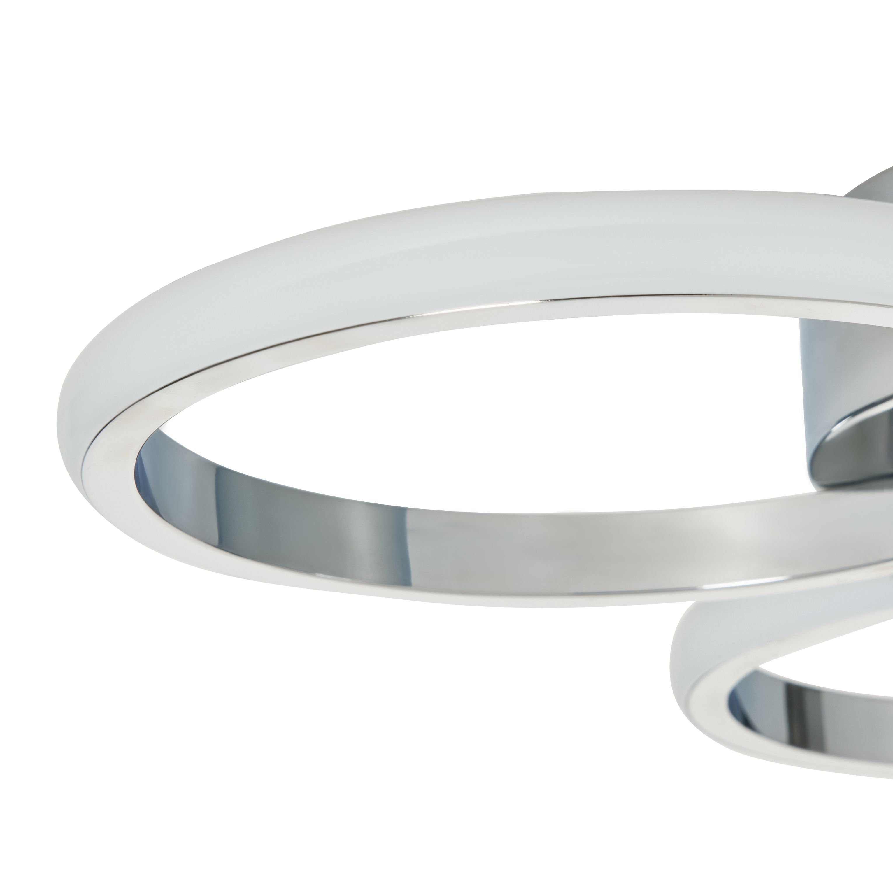 Garda 3 Ring LED Flush IP44 - Chrome