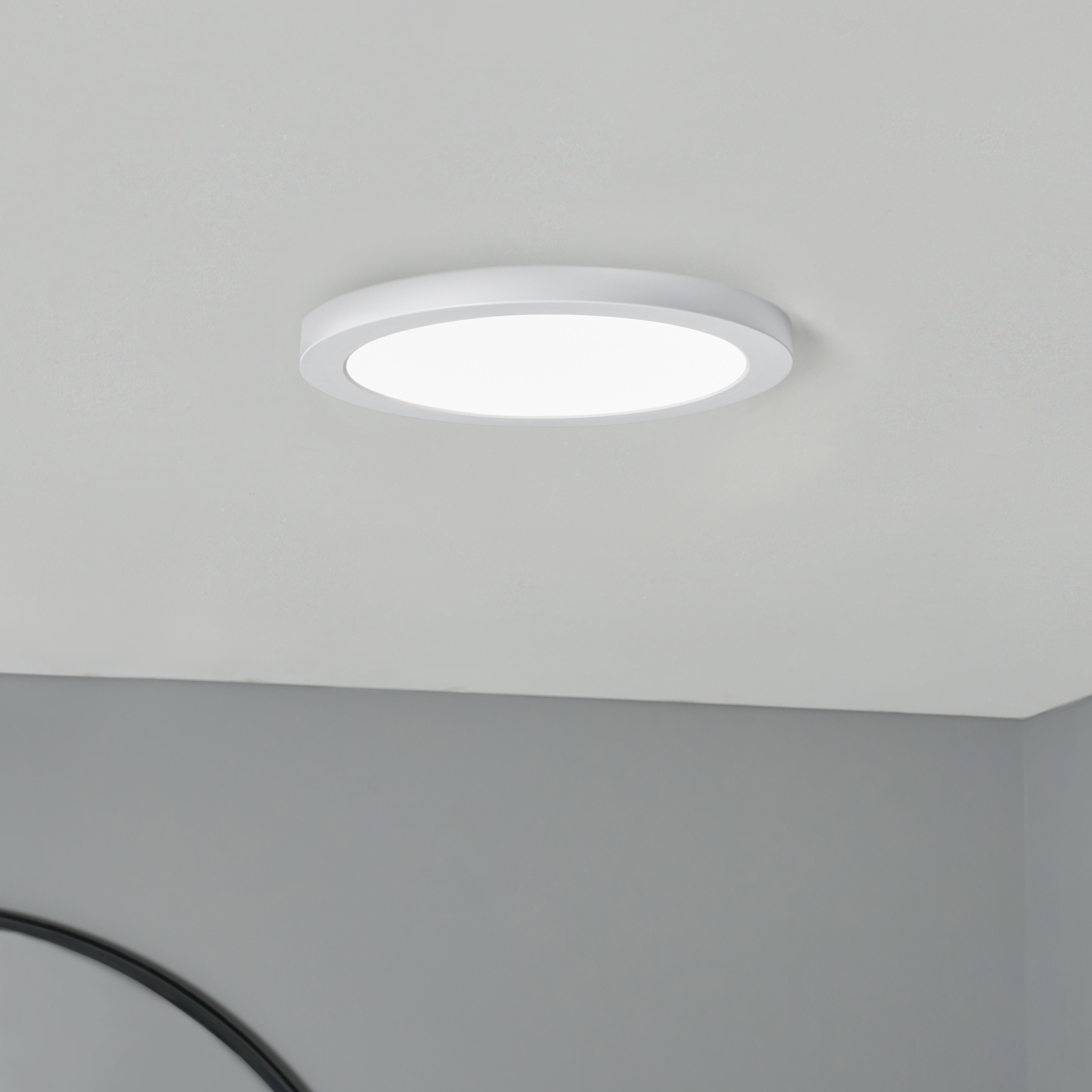 Tauri 18W Flush Unit - Satin Black/Chrome