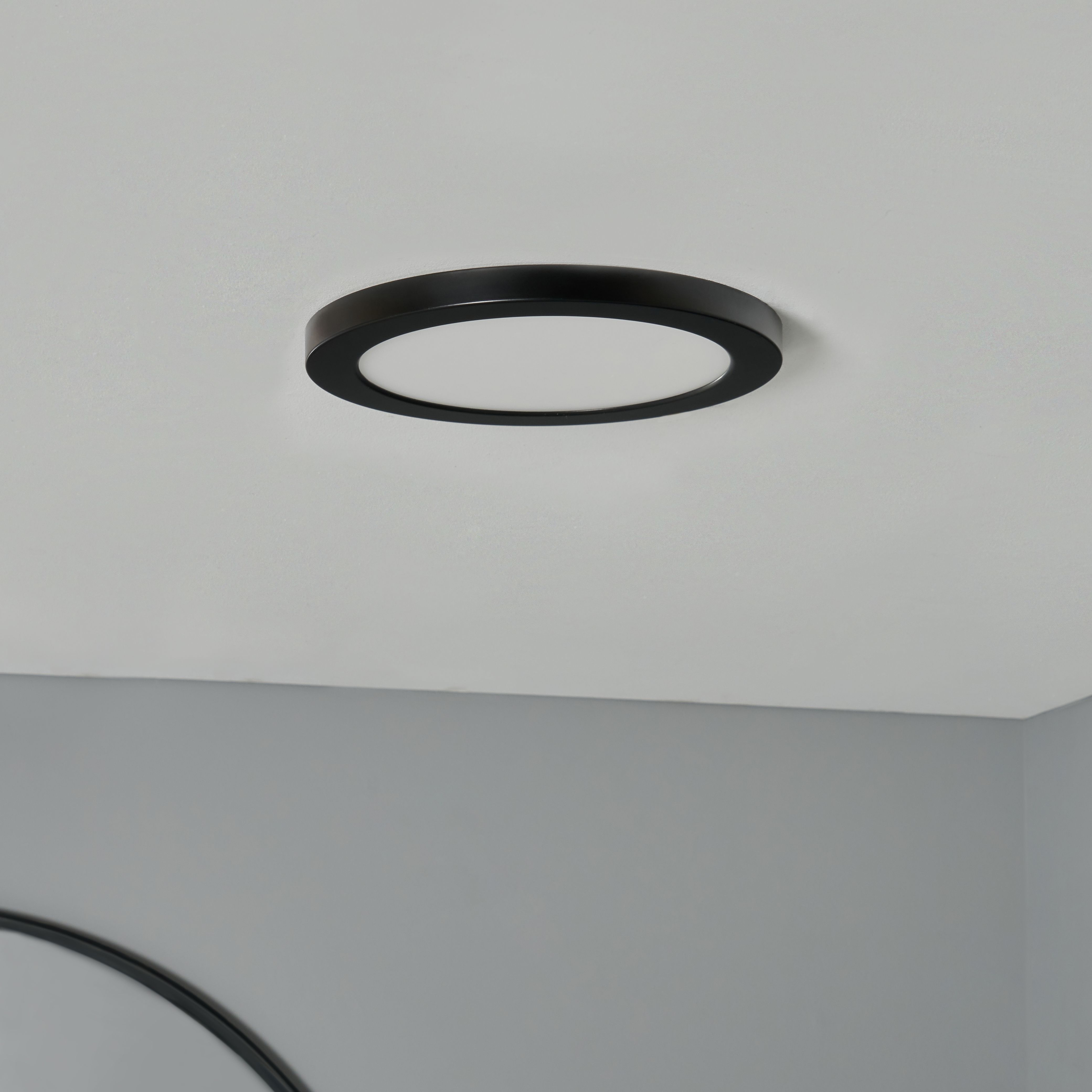 Tauri 18W Flush Unit - Satin Black/Chrome