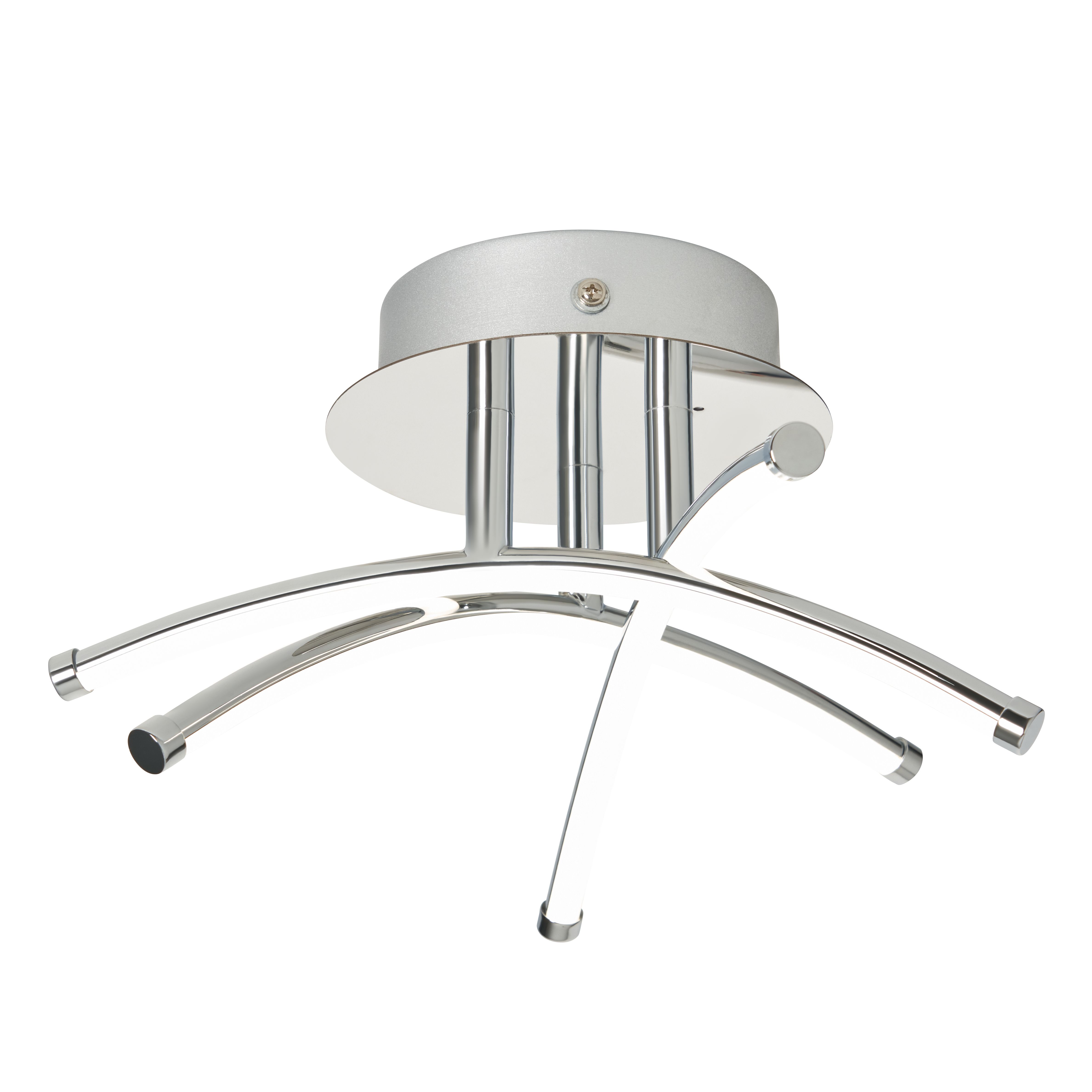 Iseo Cross-Over LED Ceiling IP44 - Chrome
