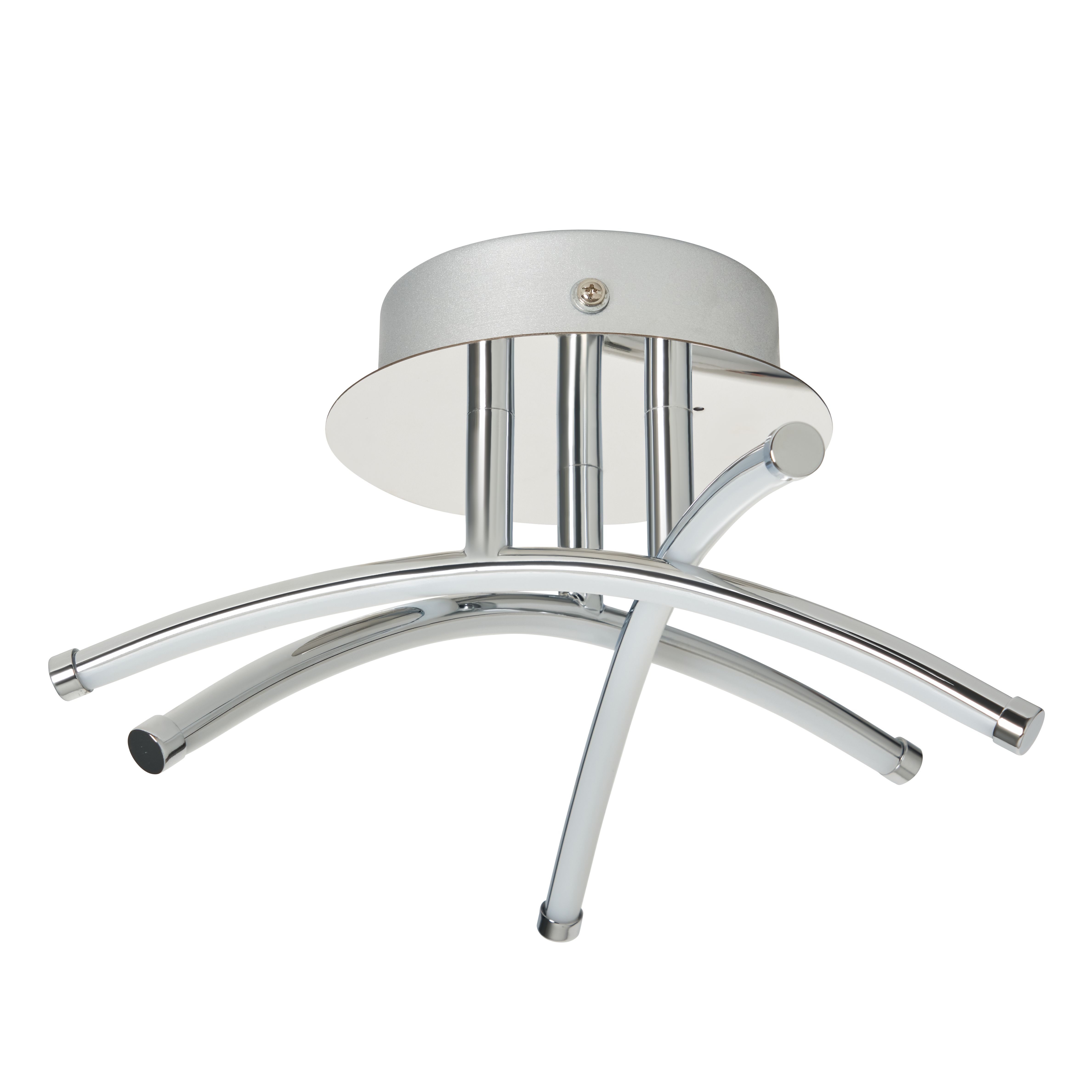 Iseo Cross-Over LED Ceiling IP44 - Chrome