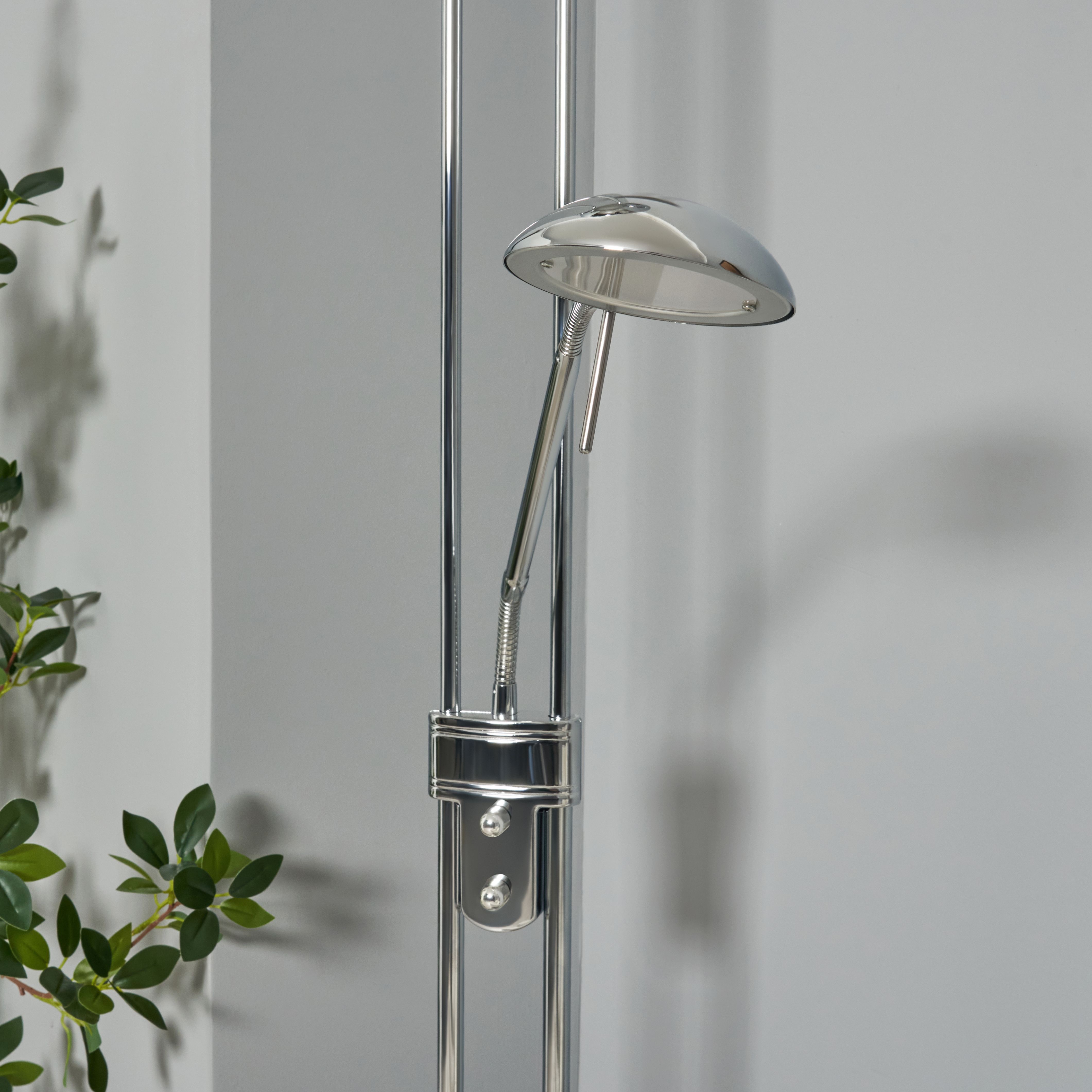 Bamu Mother and Child LED Floor Lamp - Chrome