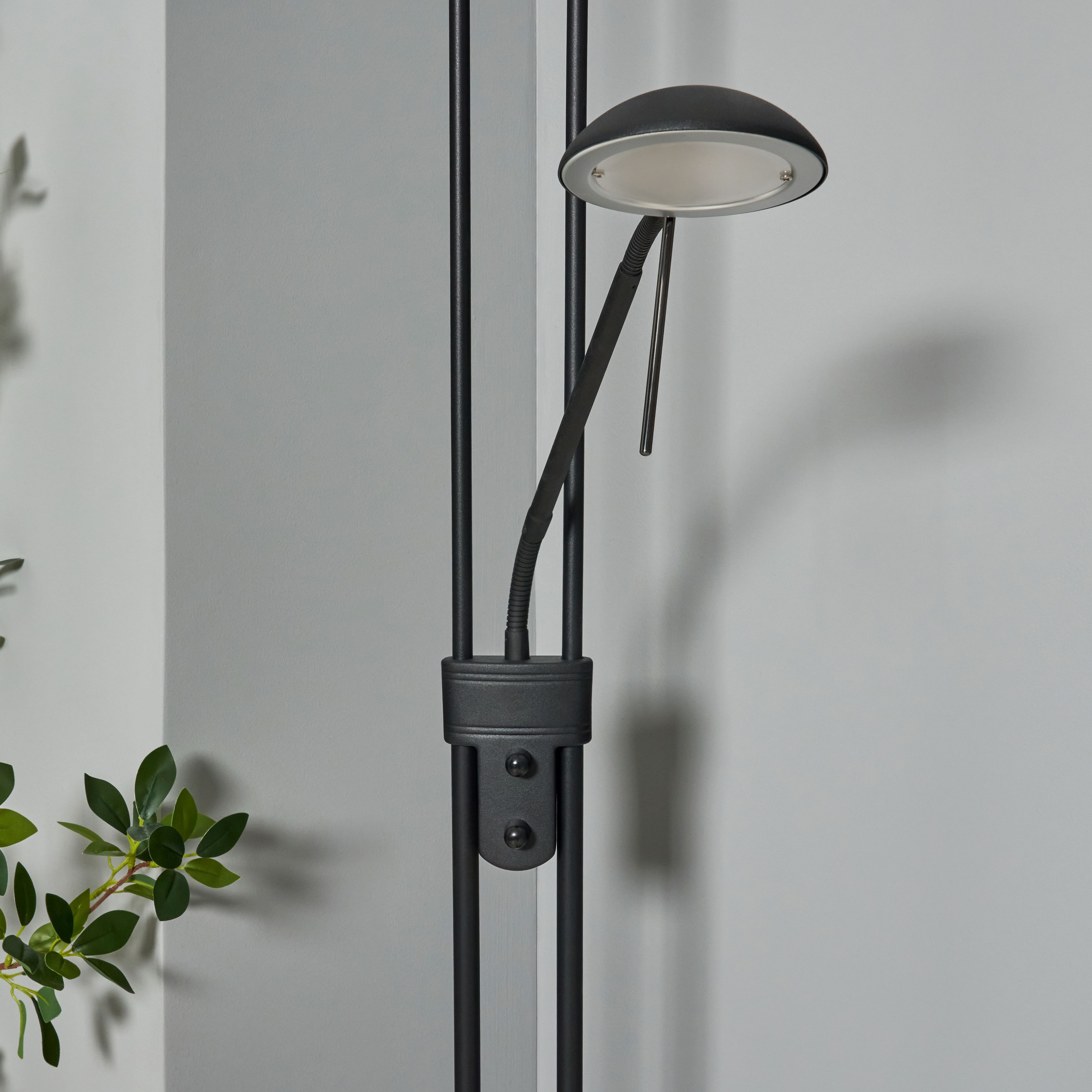 Bamu Mother and Child LED Floor Lamp - Black