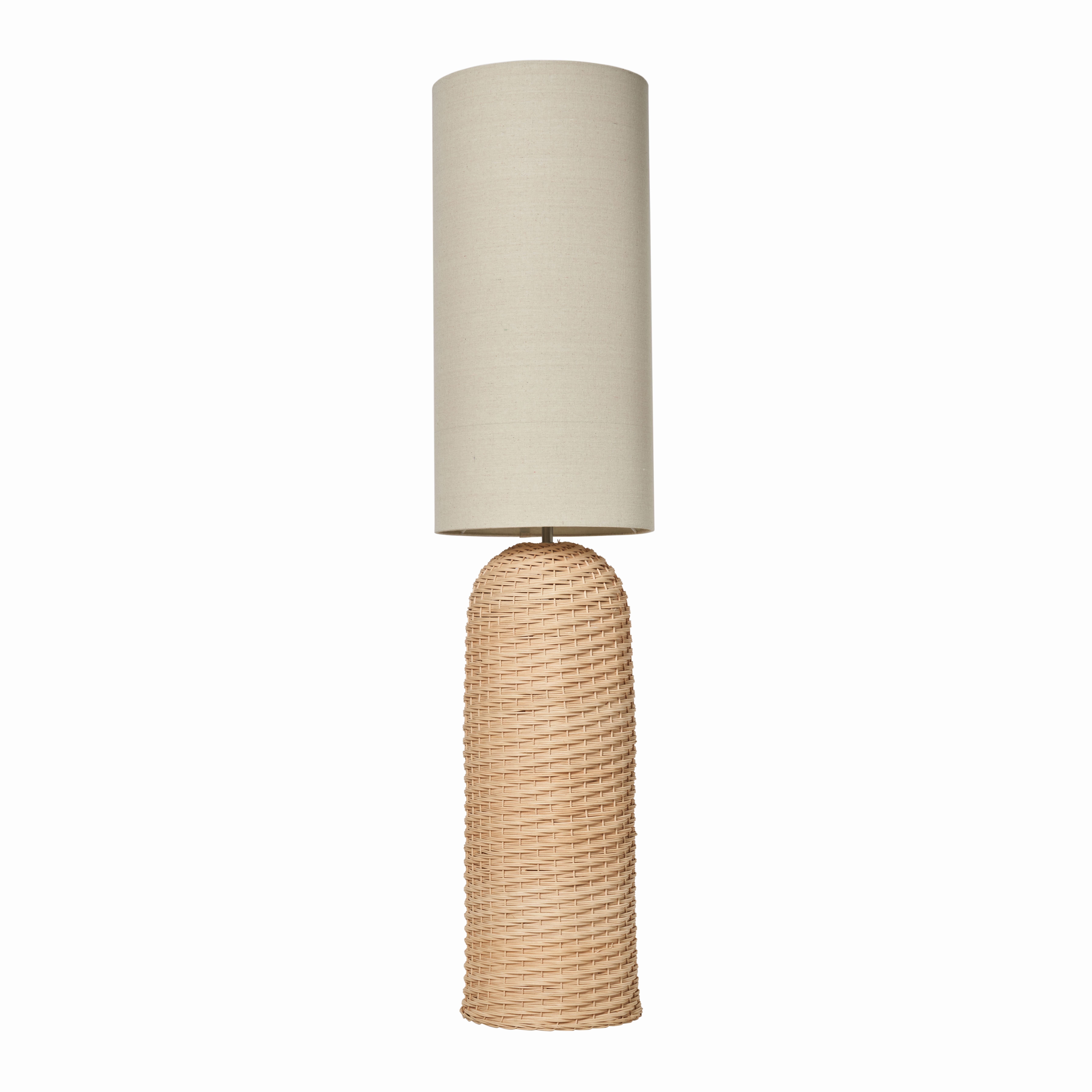 Rubia Rattan Floor Lamp