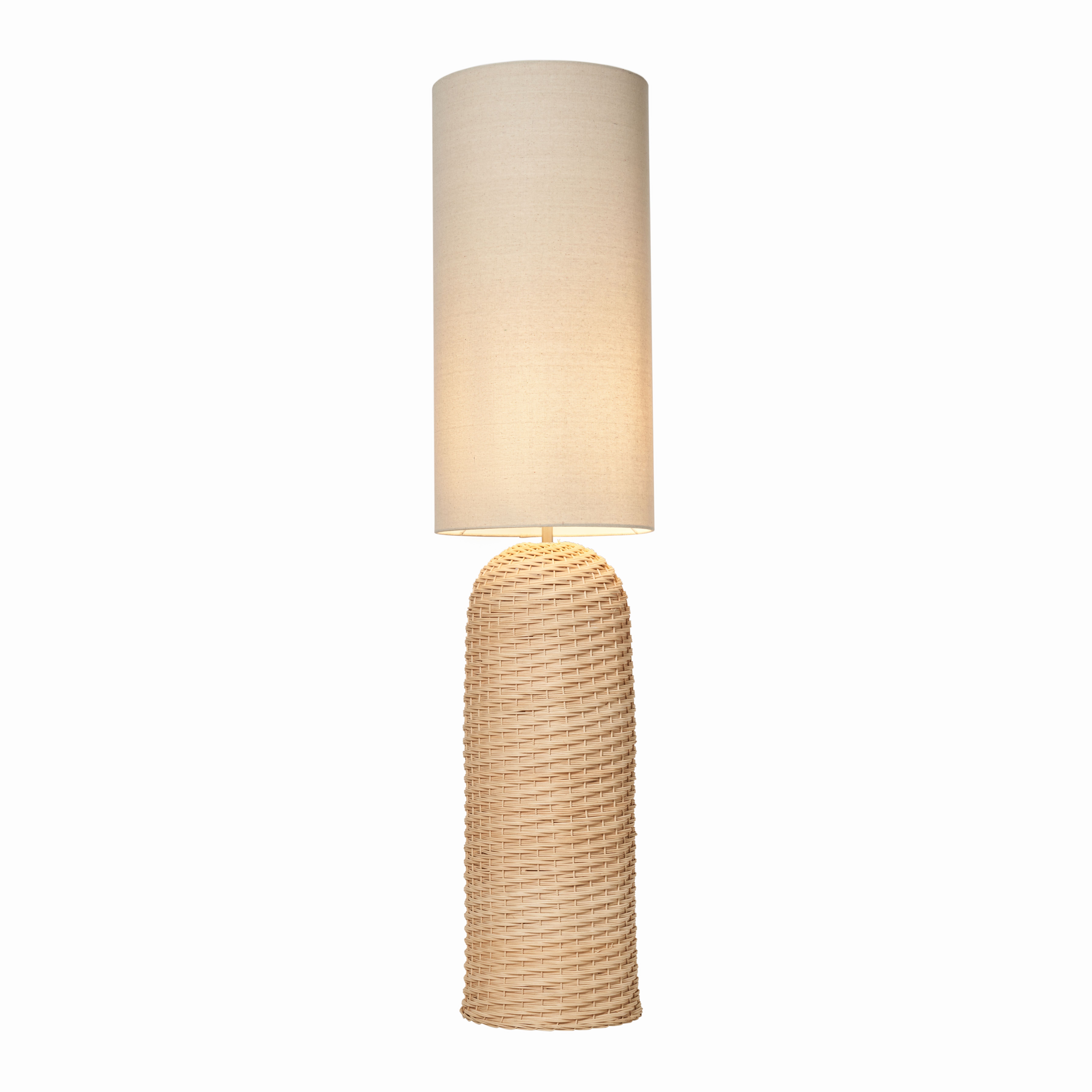 Rubia Rattan Floor Lamp